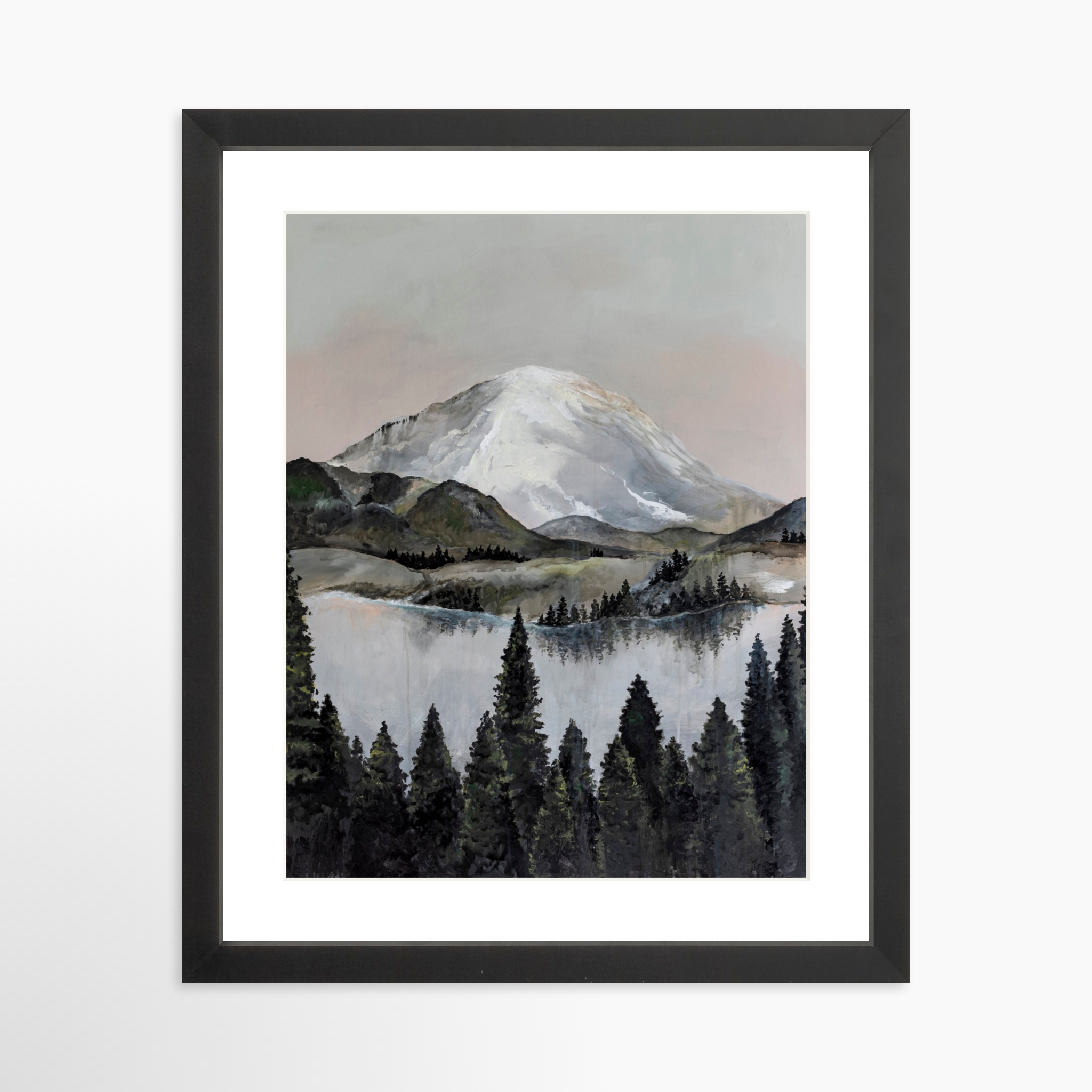 11x14 / Black Frame + White Mat