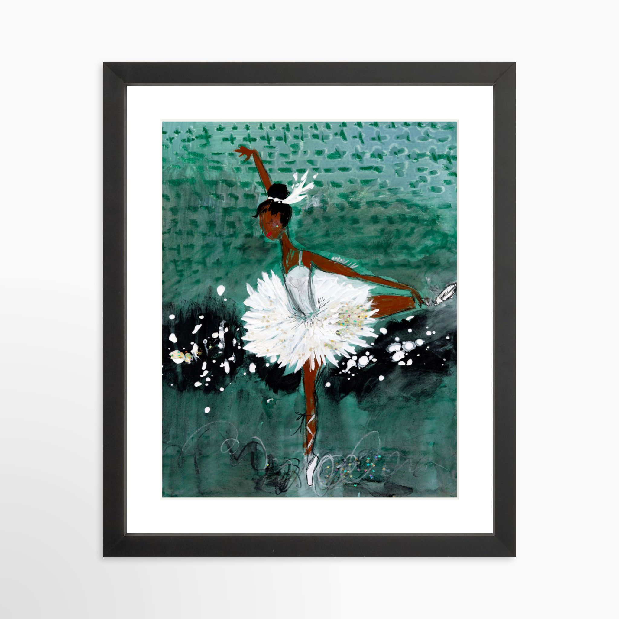 11x14 / Black Frame + White Mat