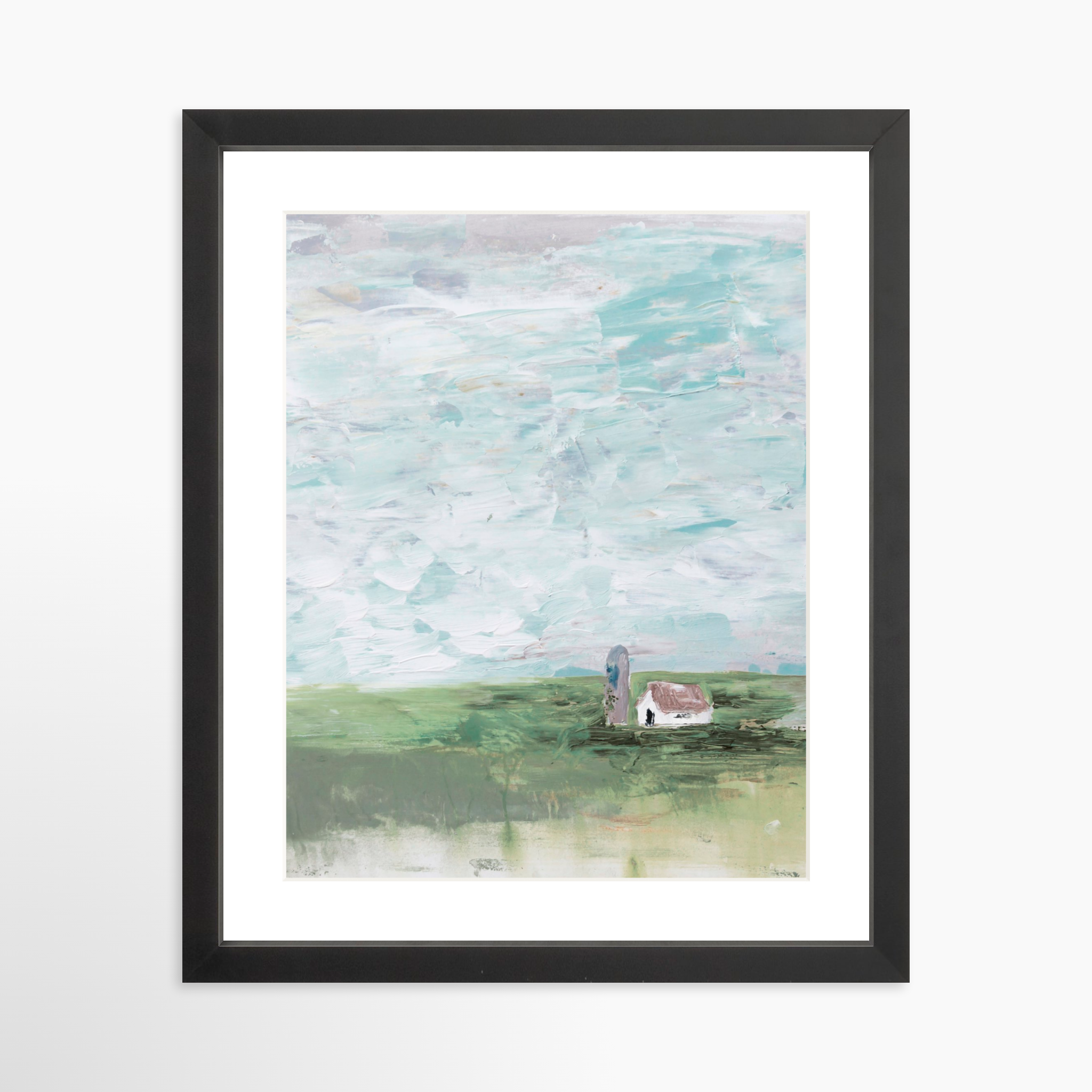 11x14 / Black Frame + White Mat