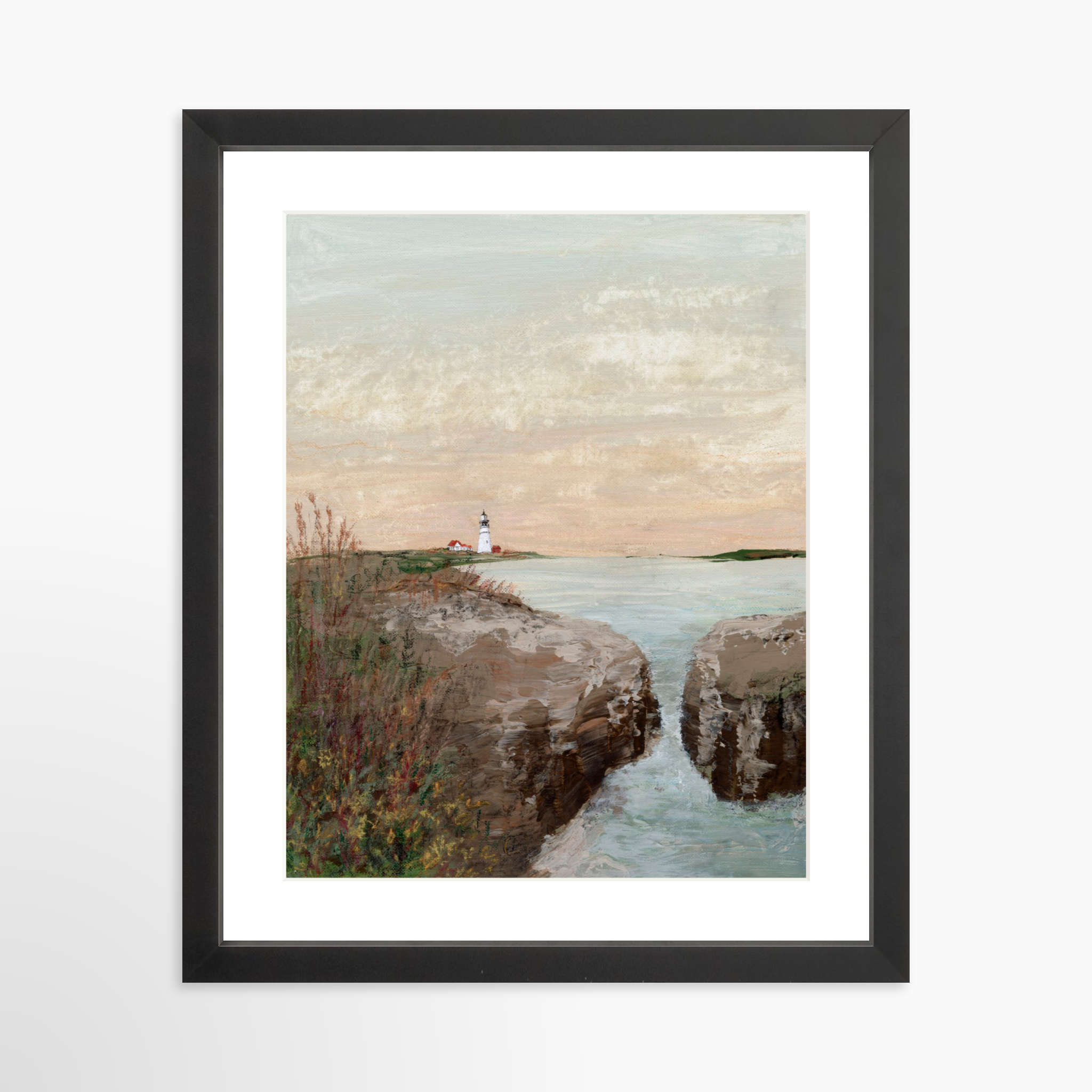 11x14 / Black Frame + White Mat