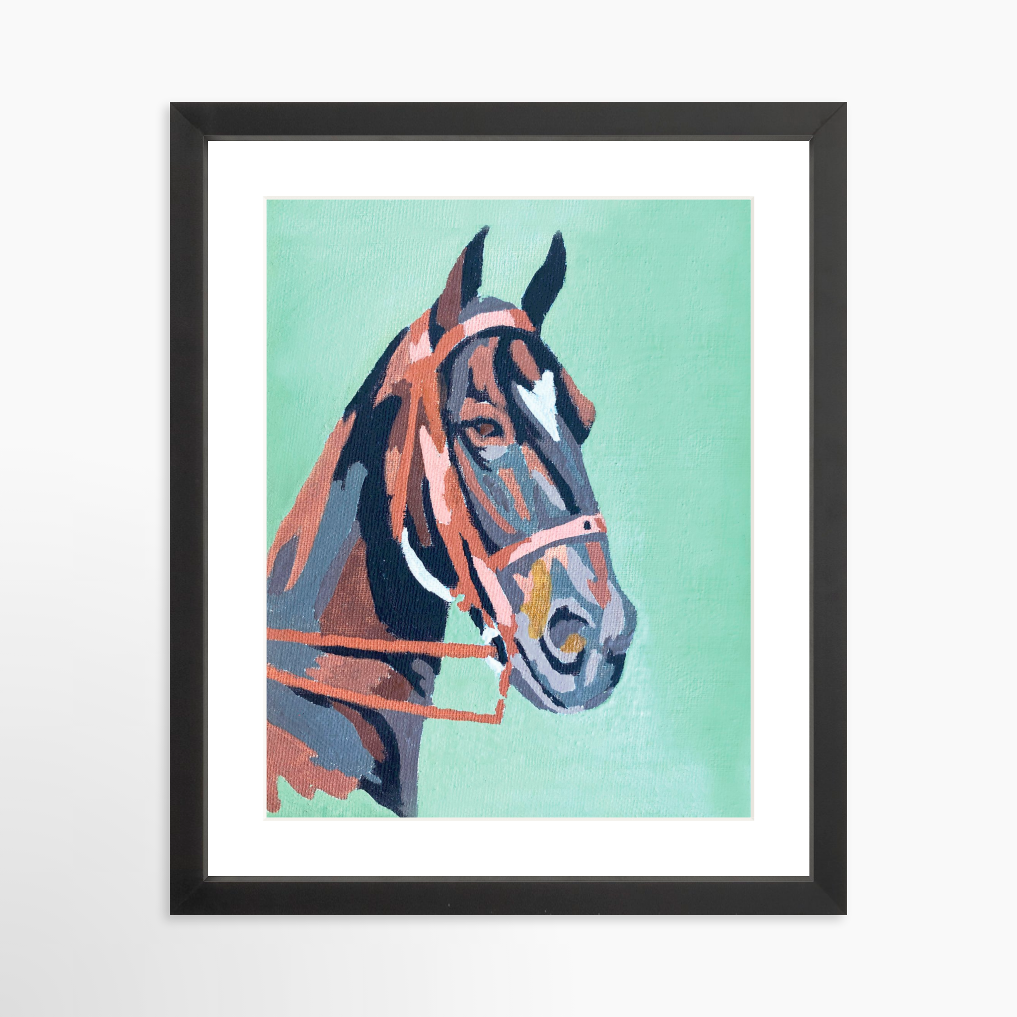 11x14 / Black Frame + White Mat