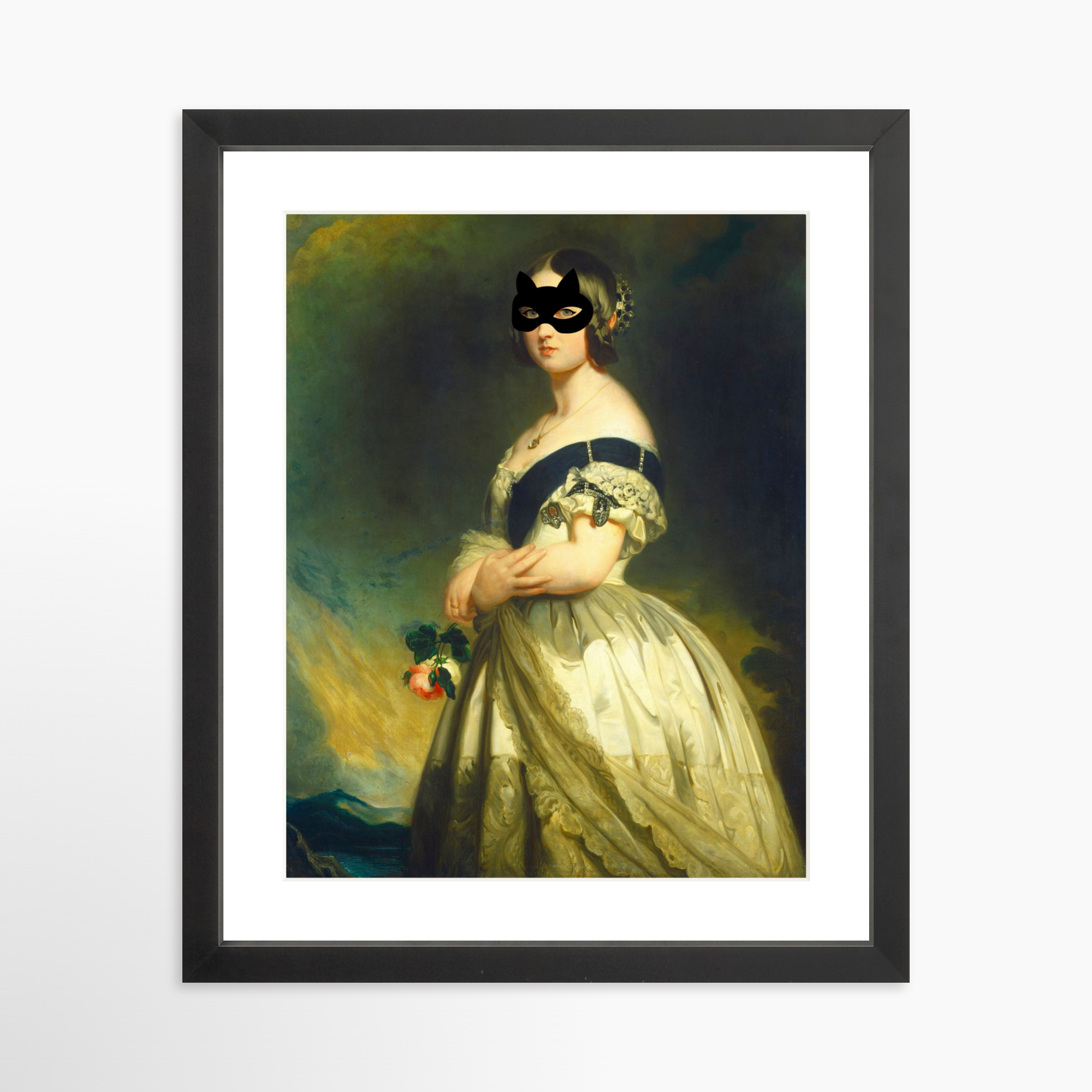 11x14 / Black Frame + White Mat