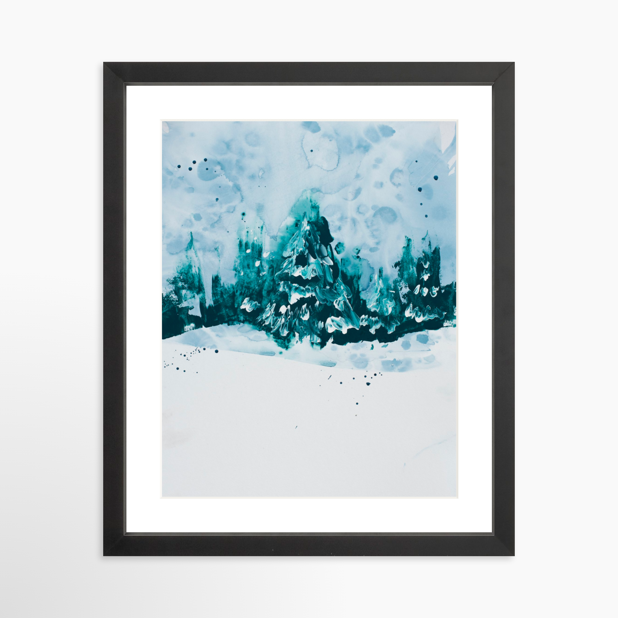 11x14 / Black Frame + White Mat