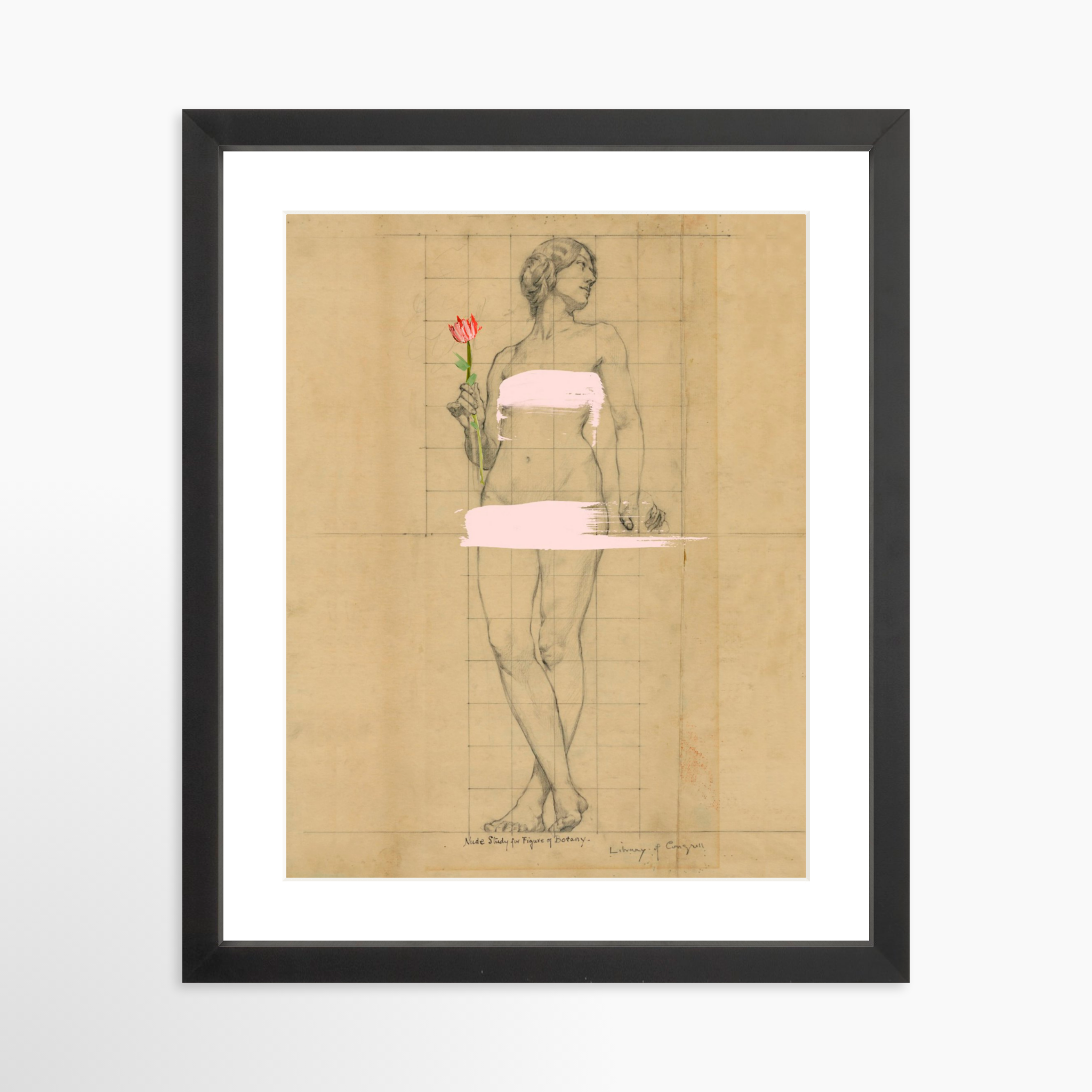 11x14 / Black Frame + White Mat