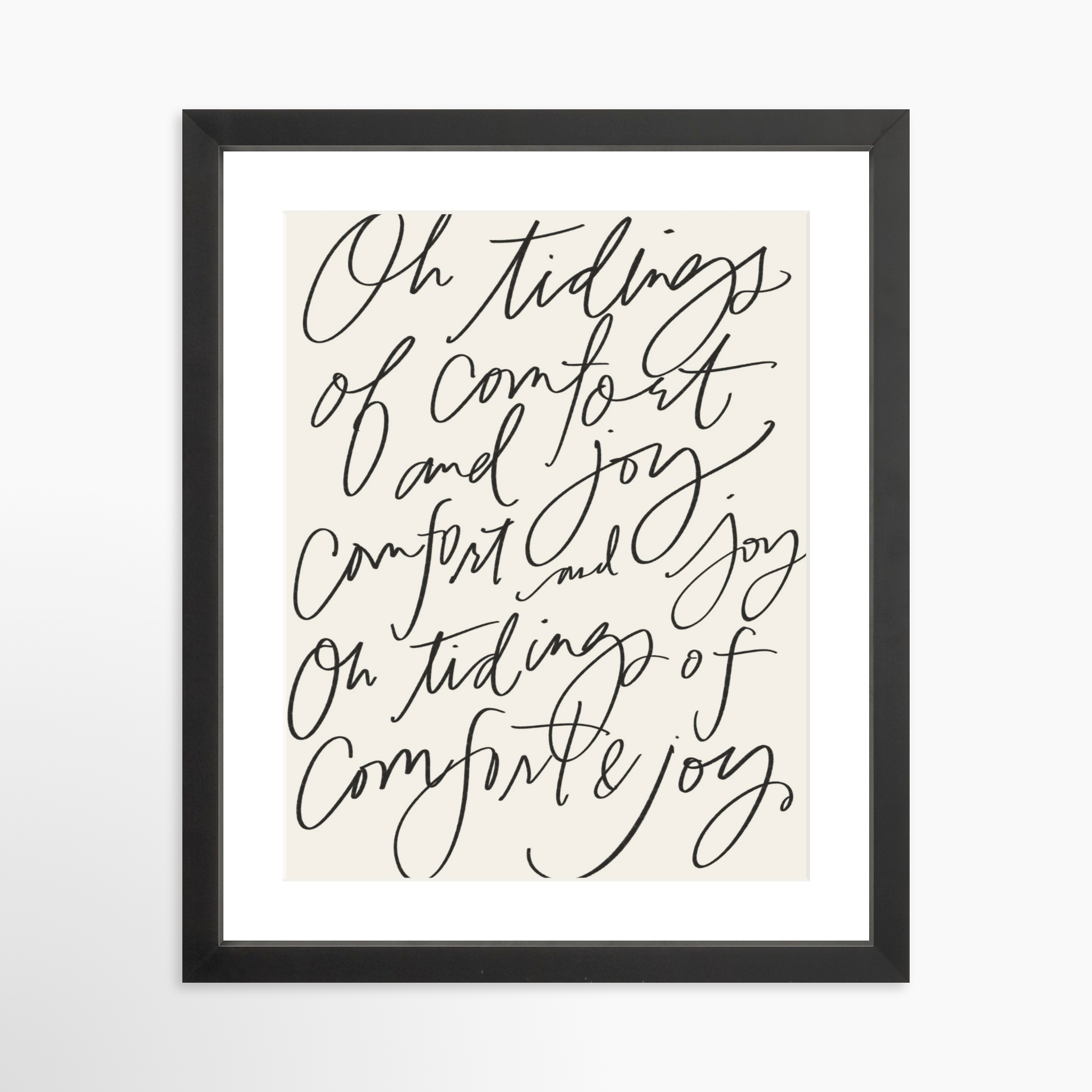 11x14 / Black Frame + White Mat