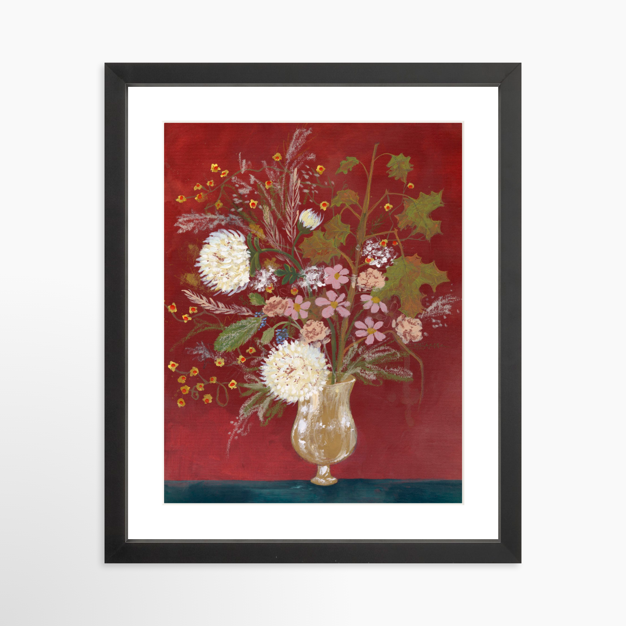 11x14 / Black Frame + White Mat