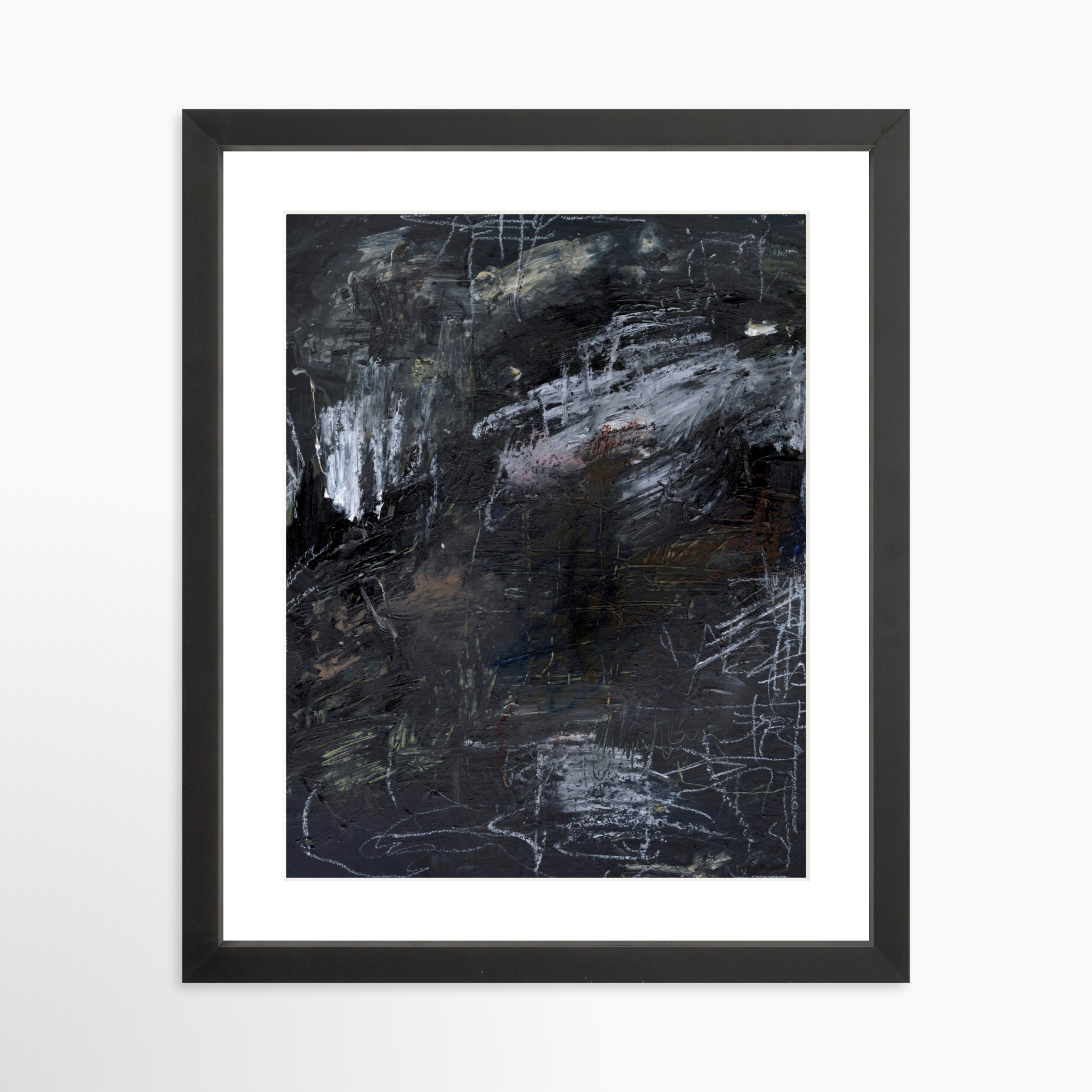 11x14 / Black Frame + White Mat