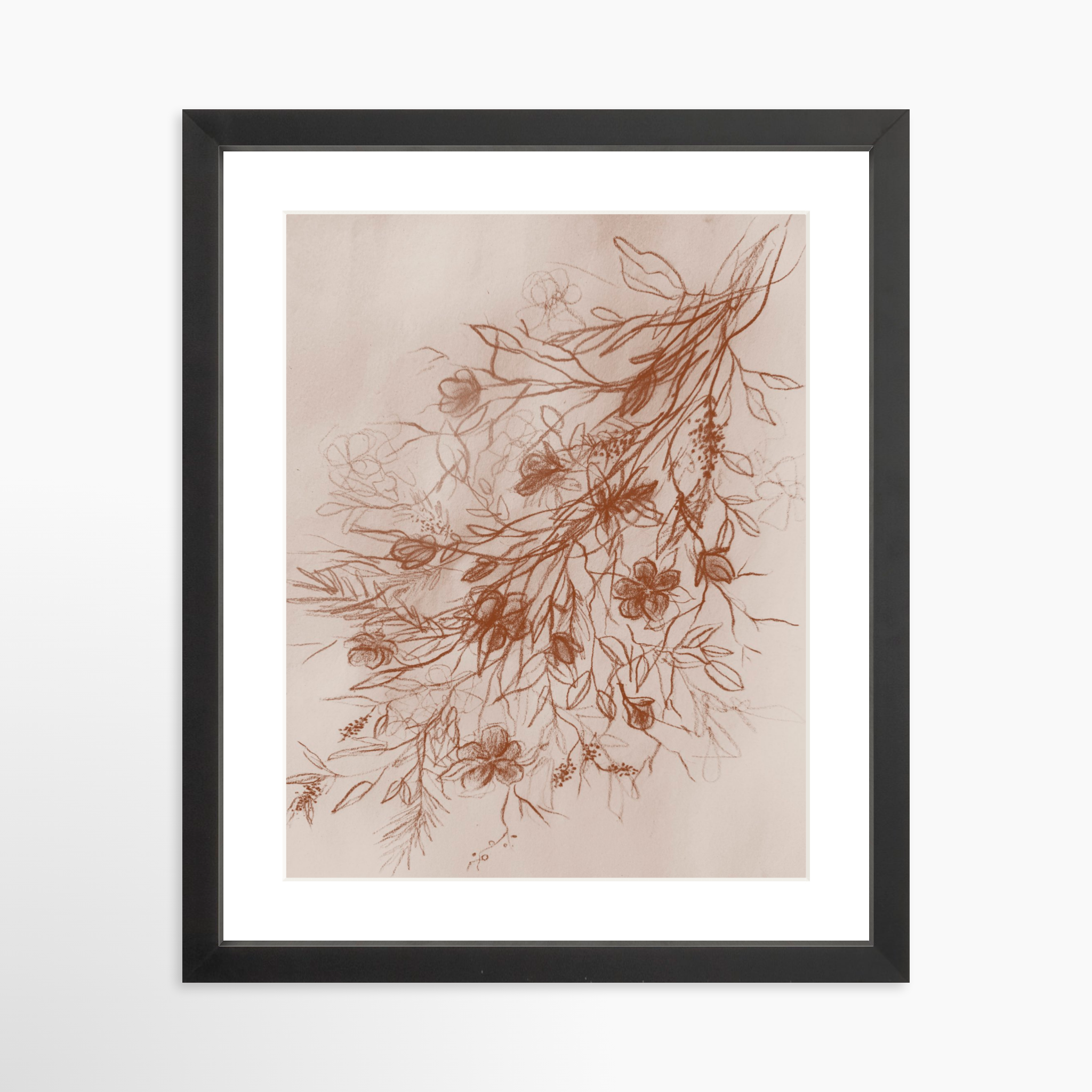 11x14 / Black Frame + White Mat