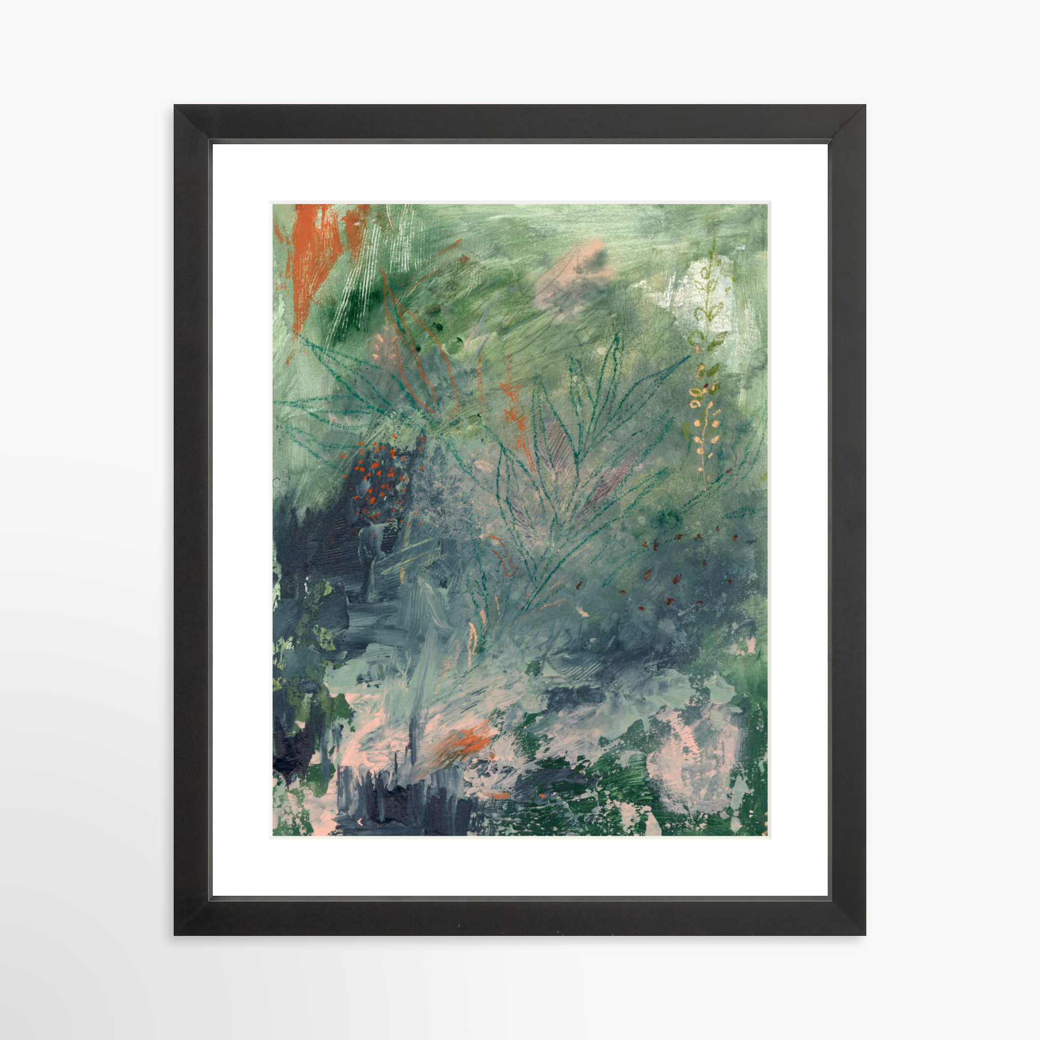 11x14 / Black Frame + White Mat