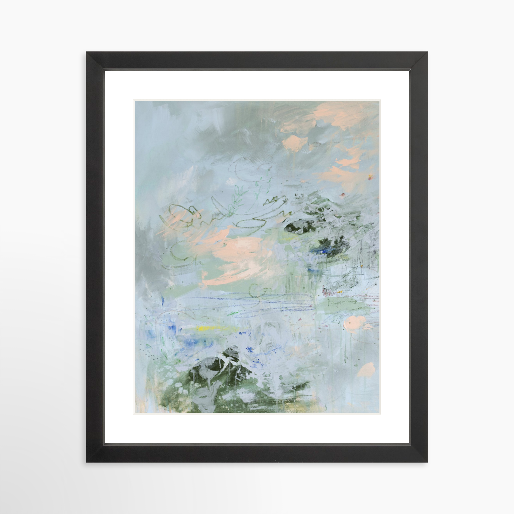 11x14 / Black Frame + White Mat