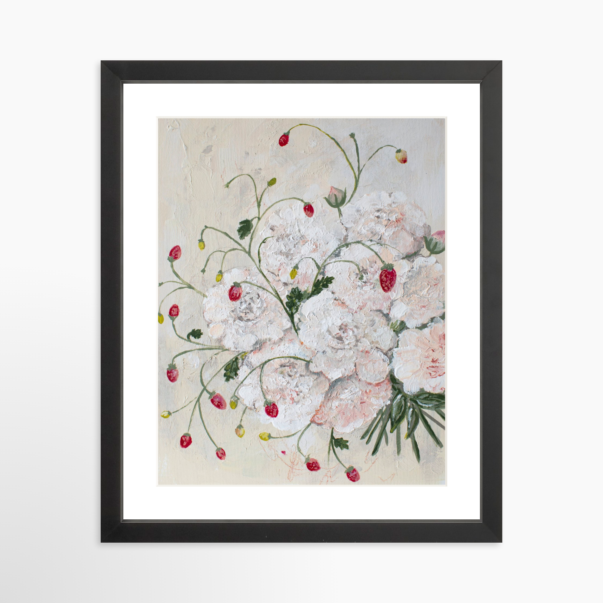 11x14 / Black Frame + White Mat