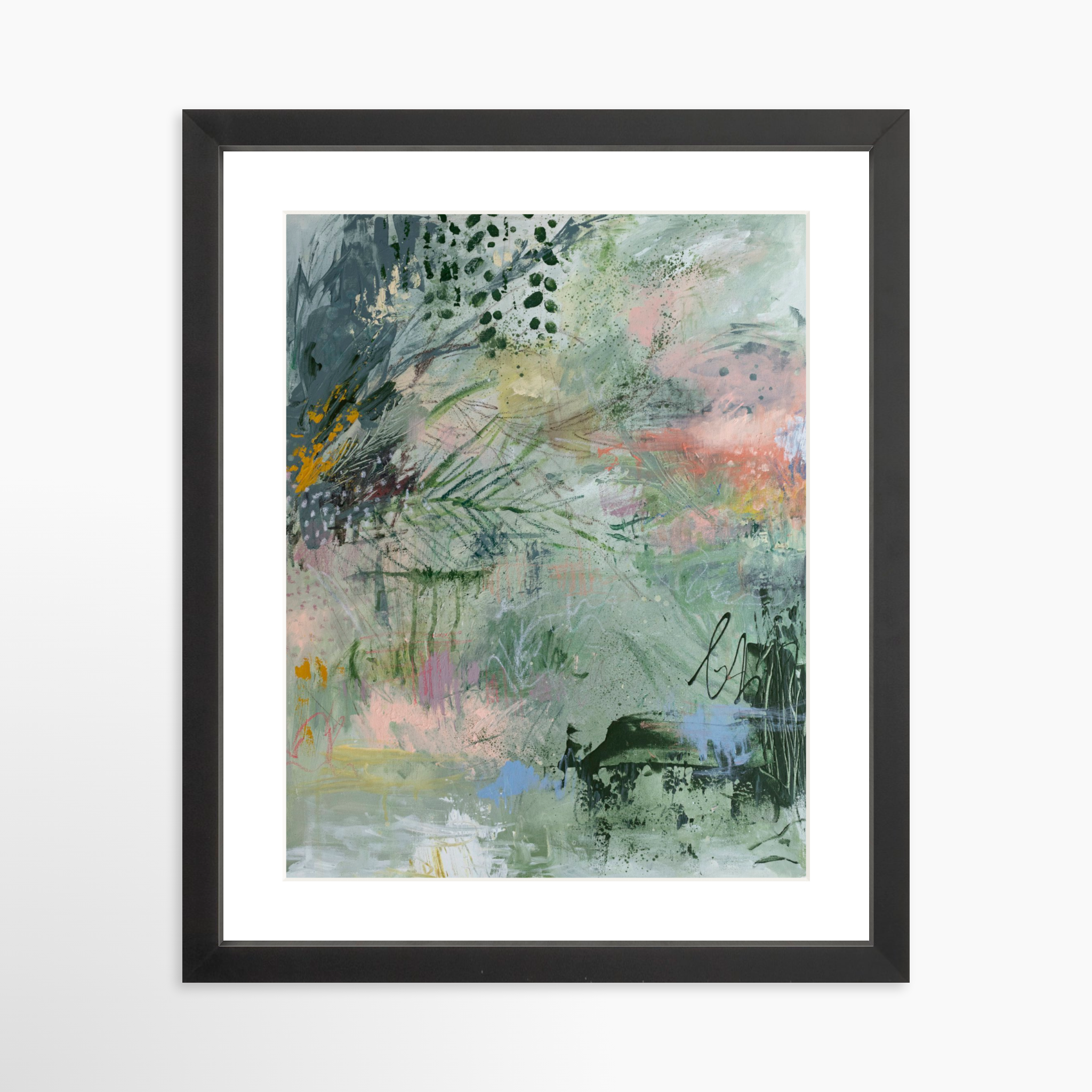 11x14 / Black Frame + White Mat