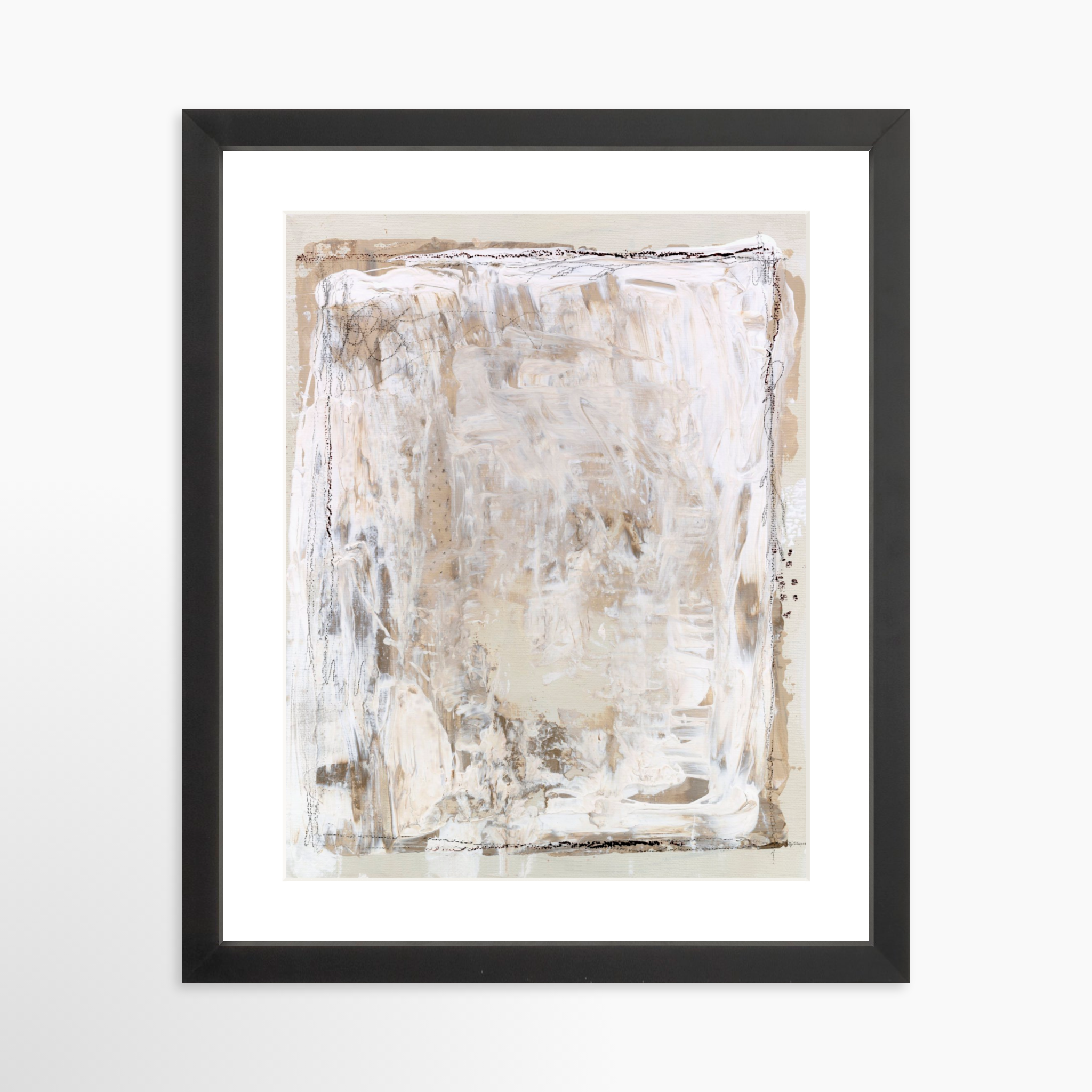 11x14 / Black Frame + White Mat