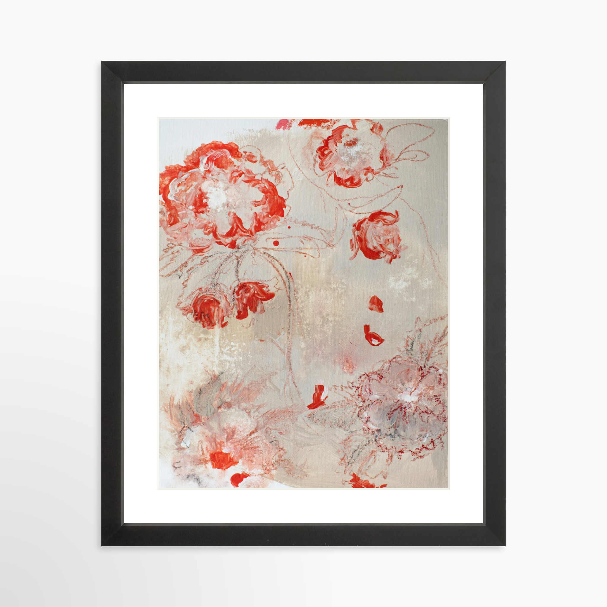 11x14 / Black Frame + White Mat