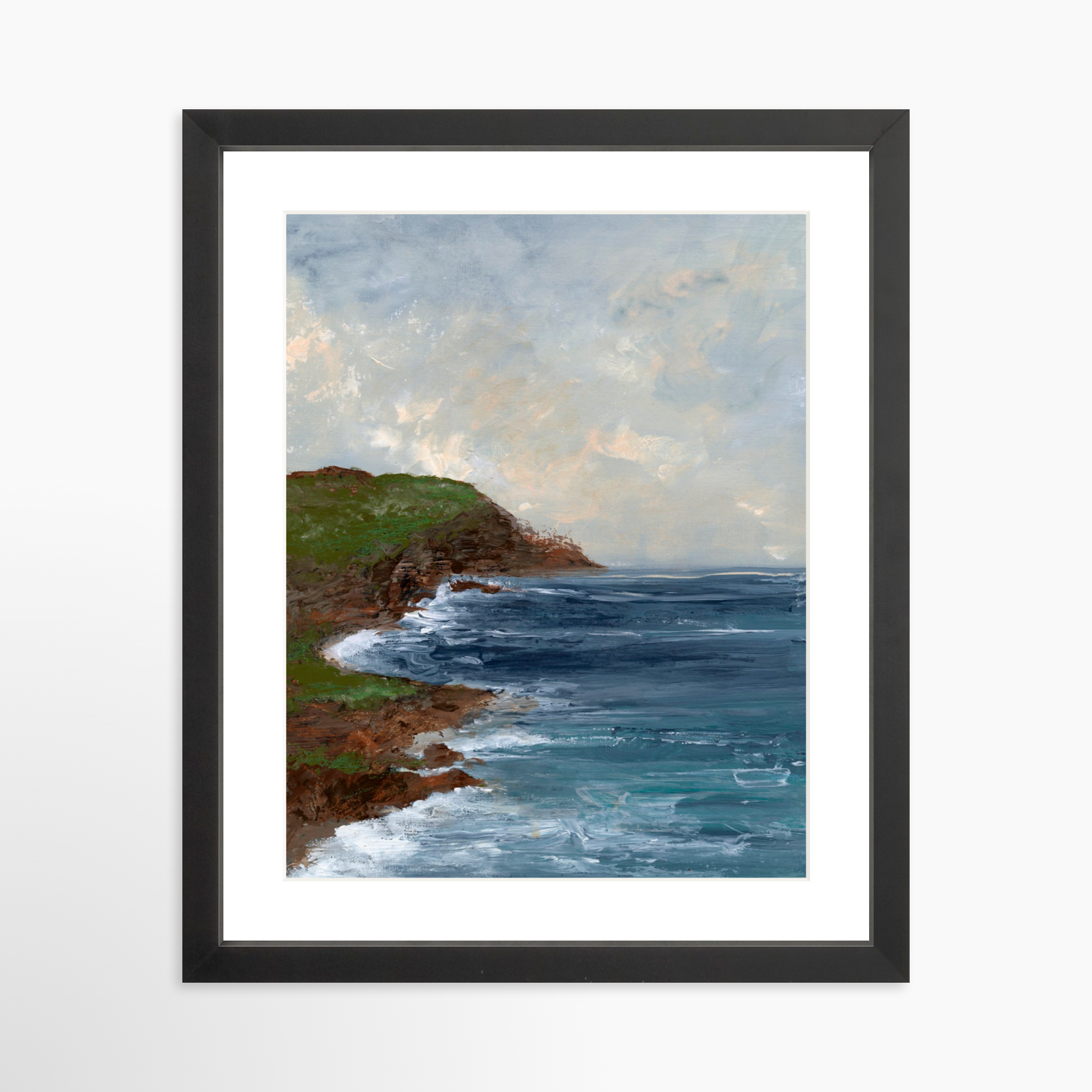 11x14 / Black Frame + White Mat