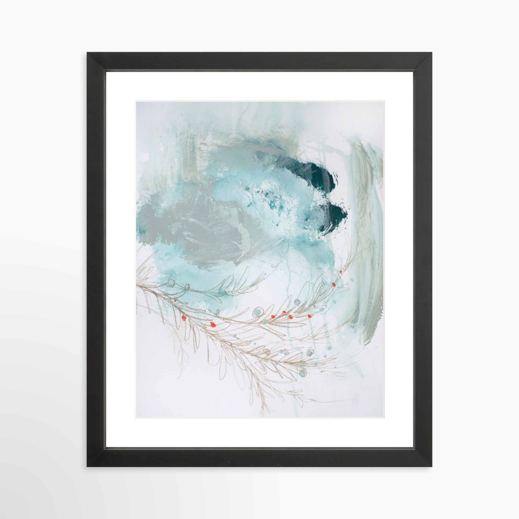 11x14 / Black Frame + White Mat