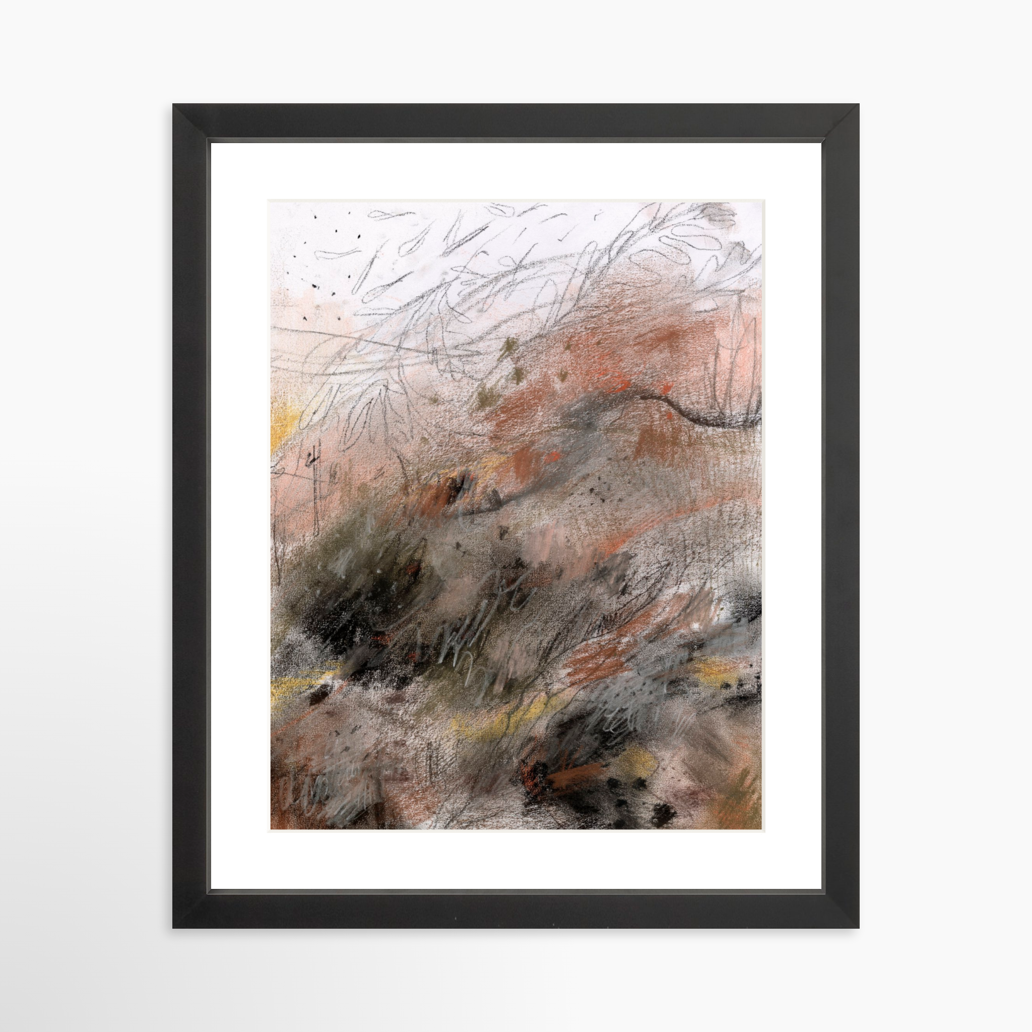 11x14 / Black Frame + White Mat