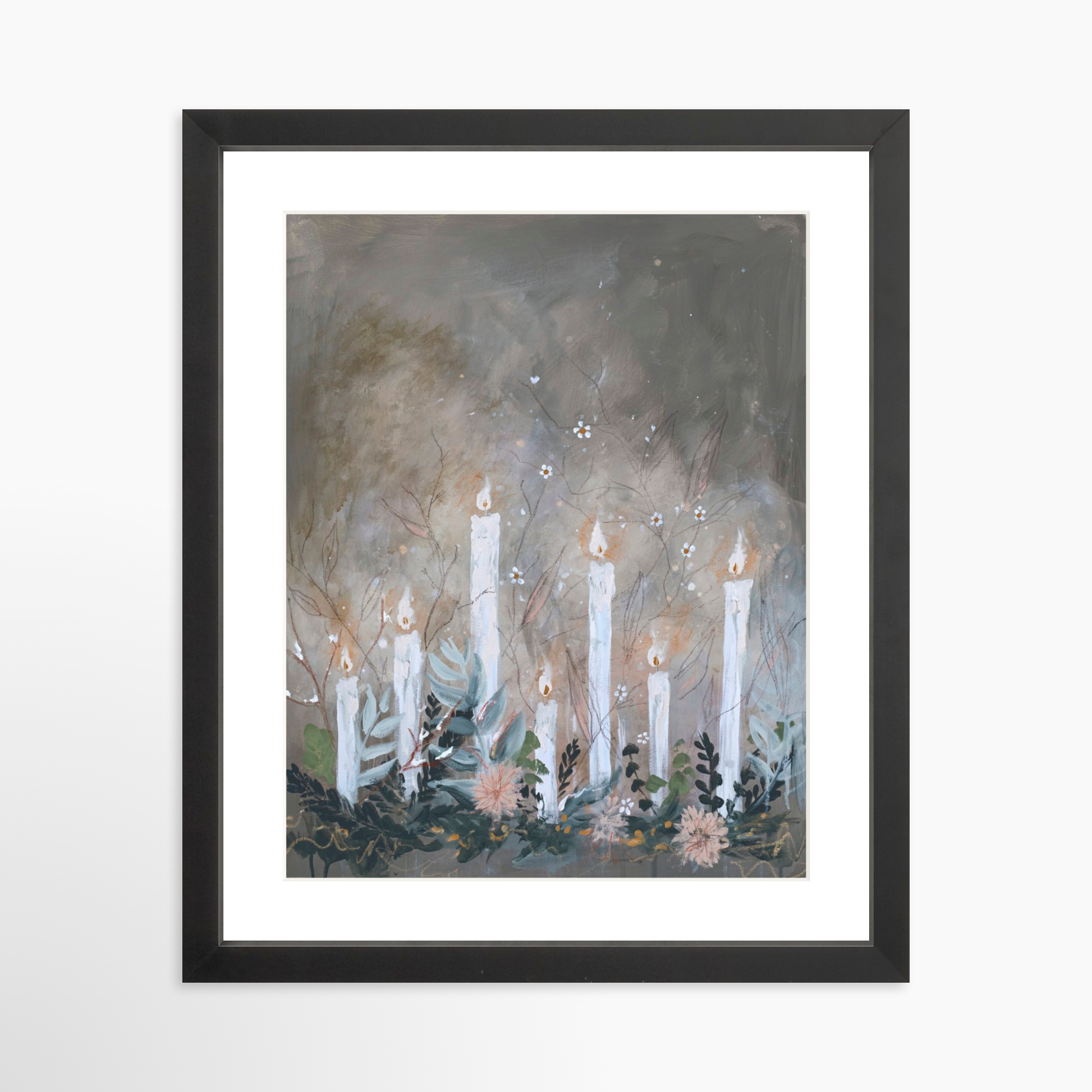 11x14 / Black Frame + White Mat