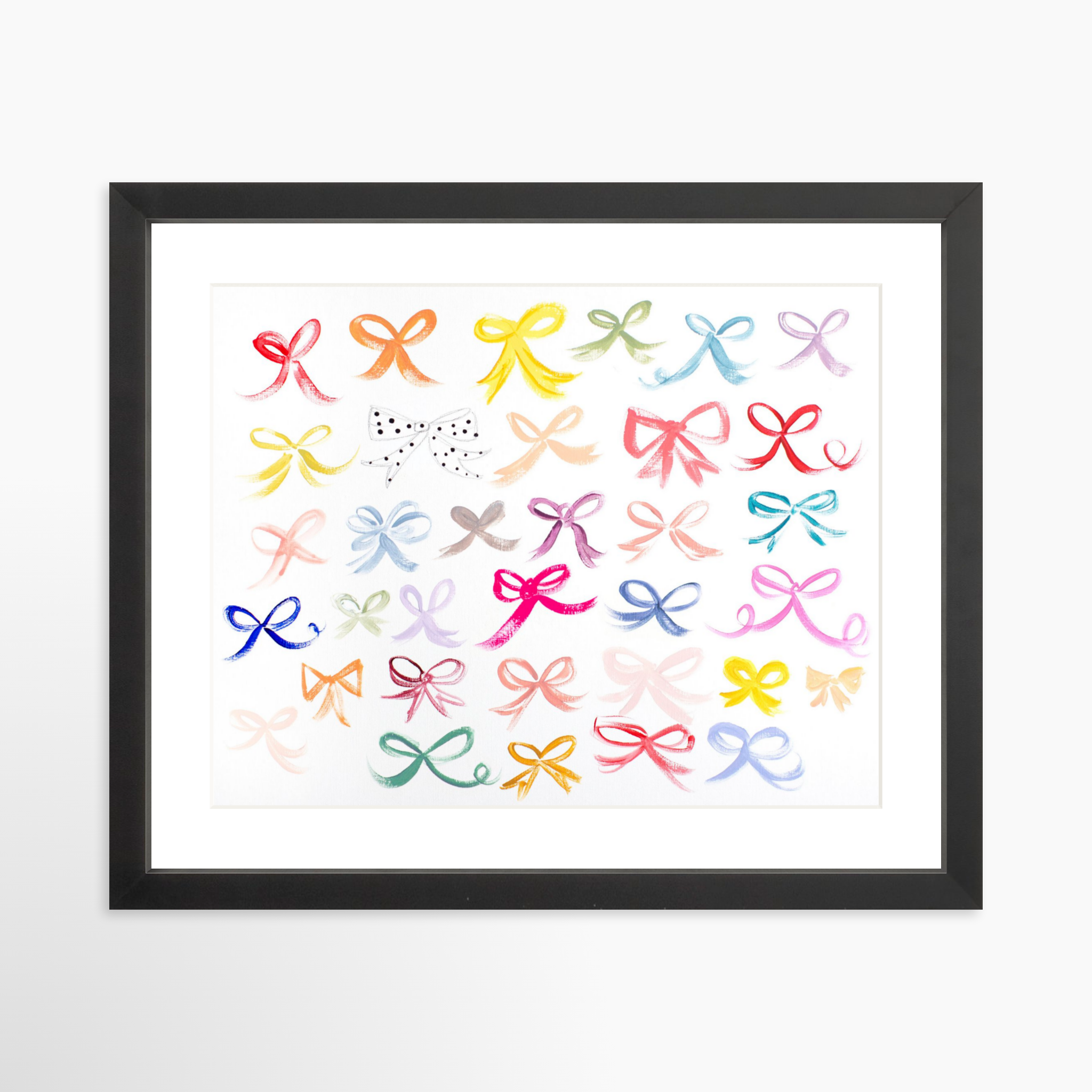 14x11 / Black Frame + White Mat