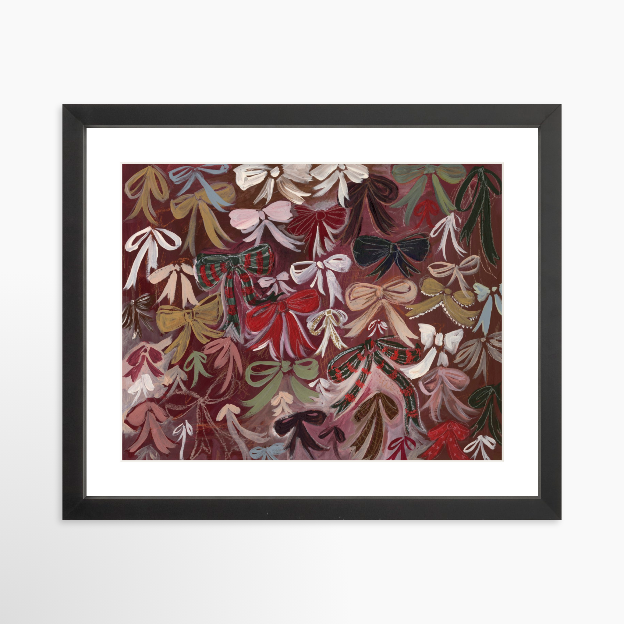 14x11 / Black Frame + White Mat