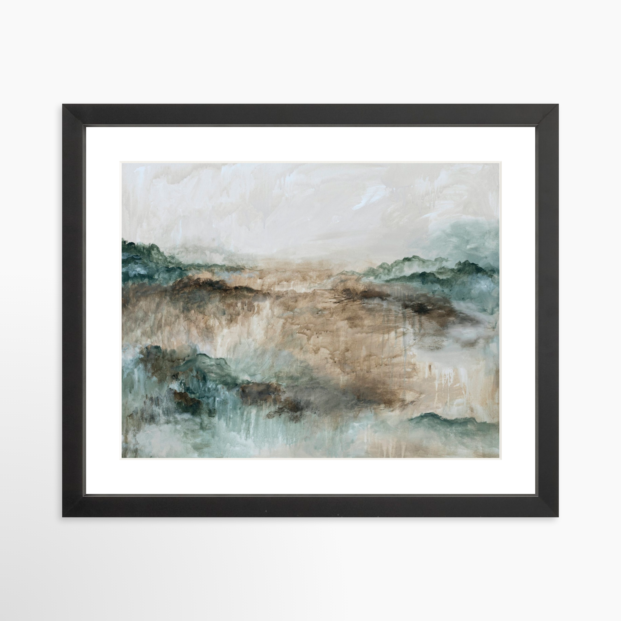 14x11 / Black Frame + White Mat