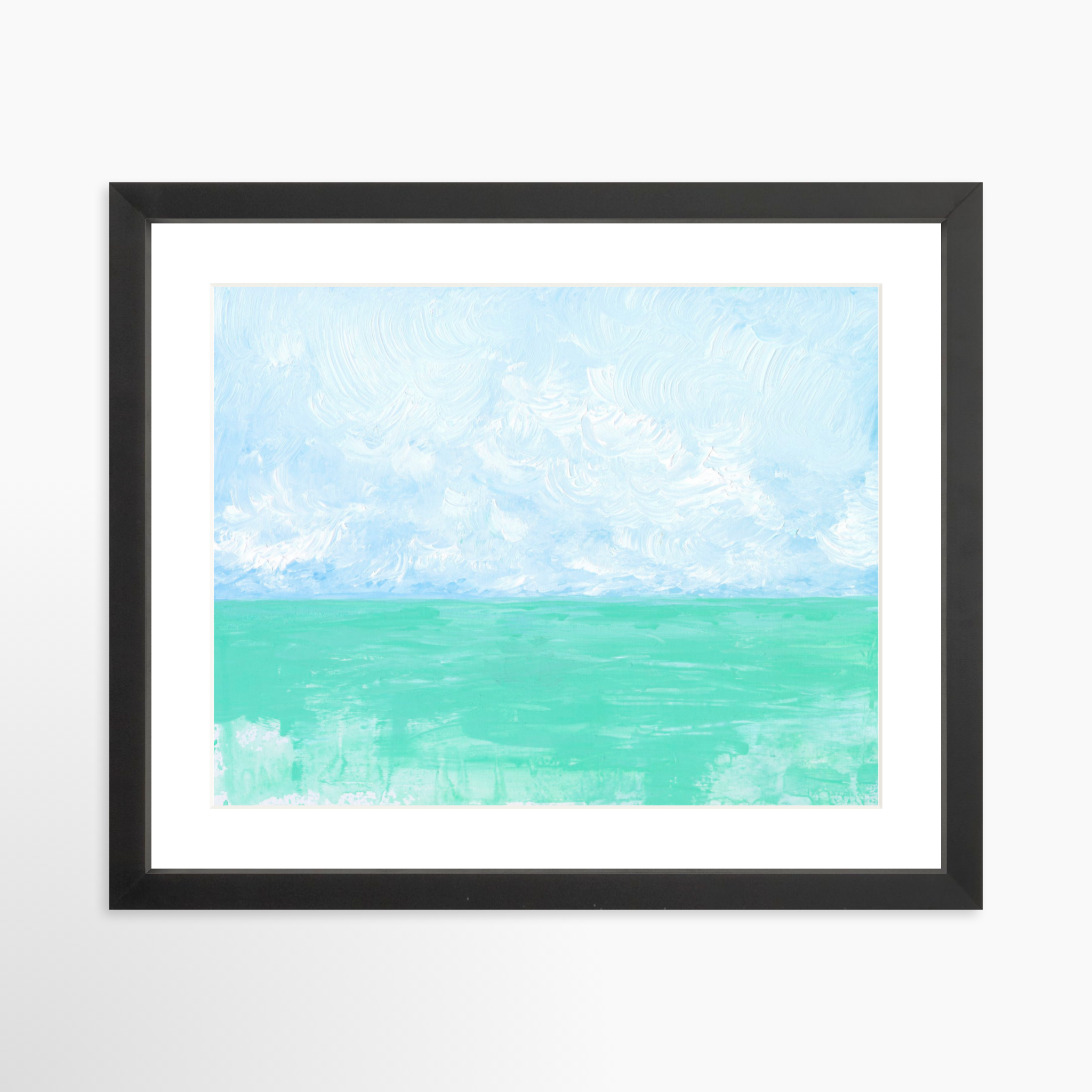 14x11 / Black Frame + White Mat