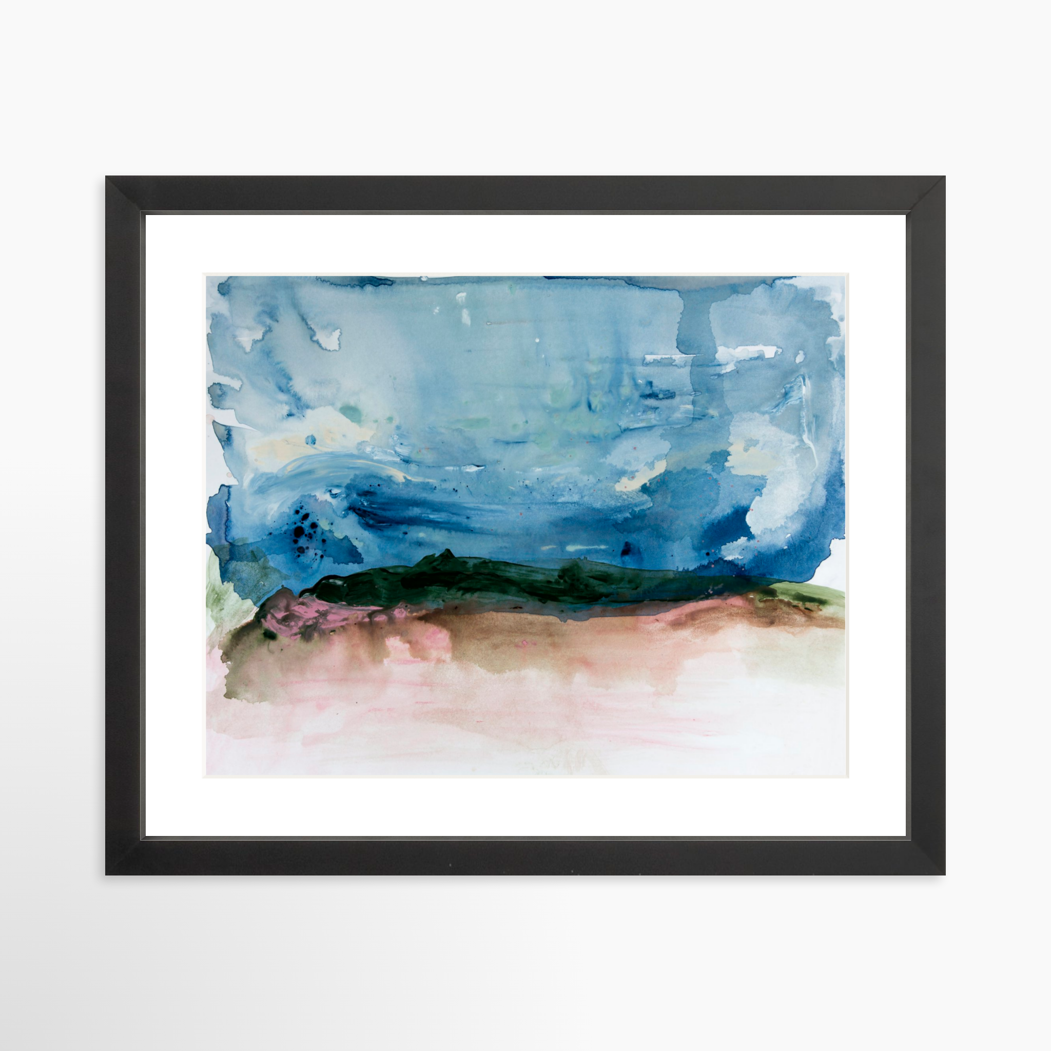 14x12 / Black Frame + White Mat