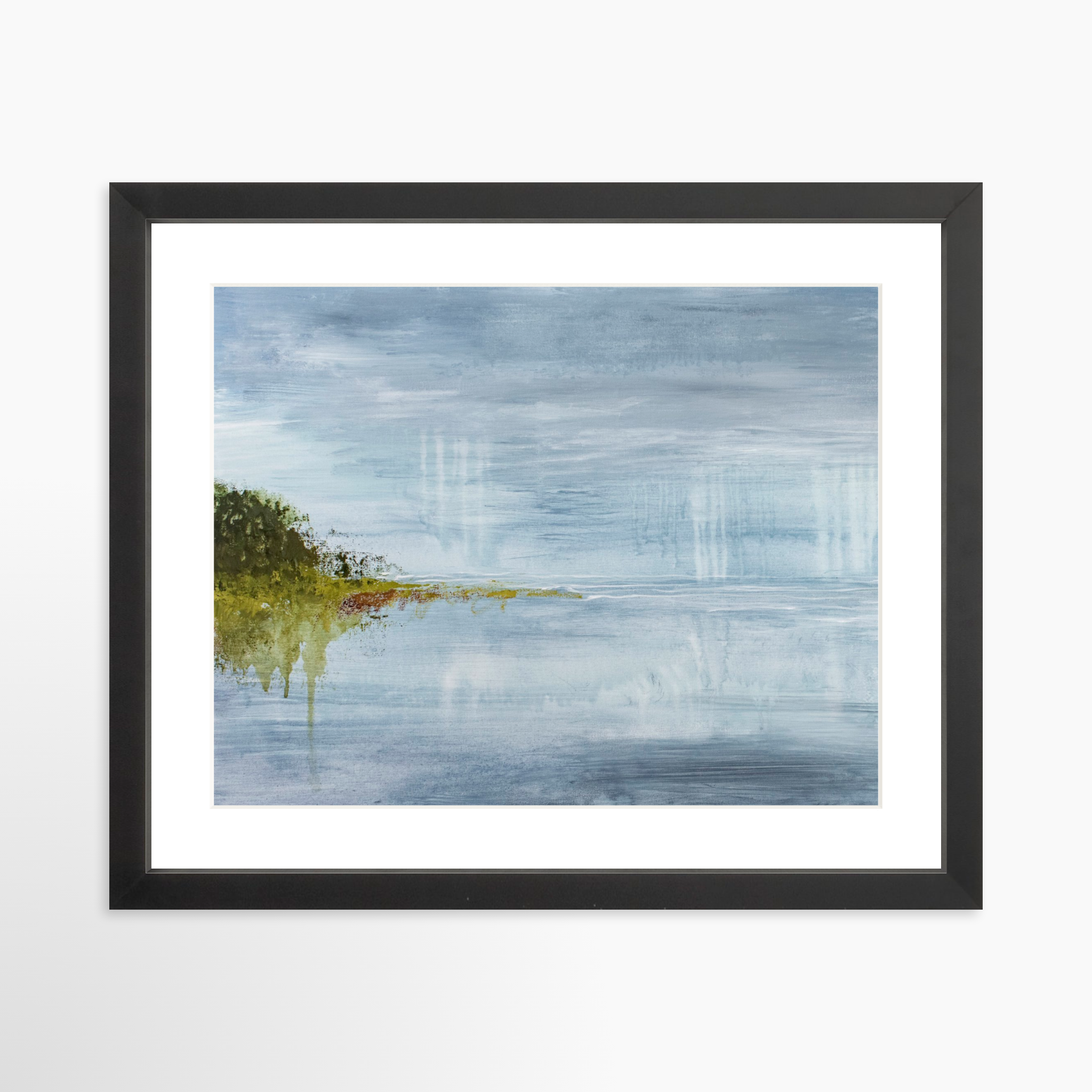 14x11 / Black Frame + White Mat