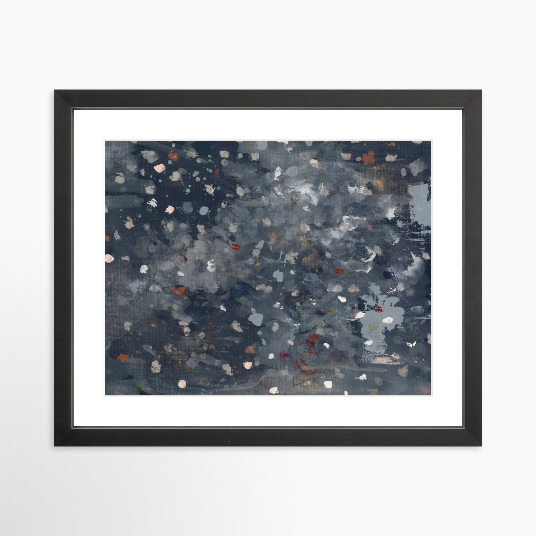 14x11 / Black Frame + White Mat