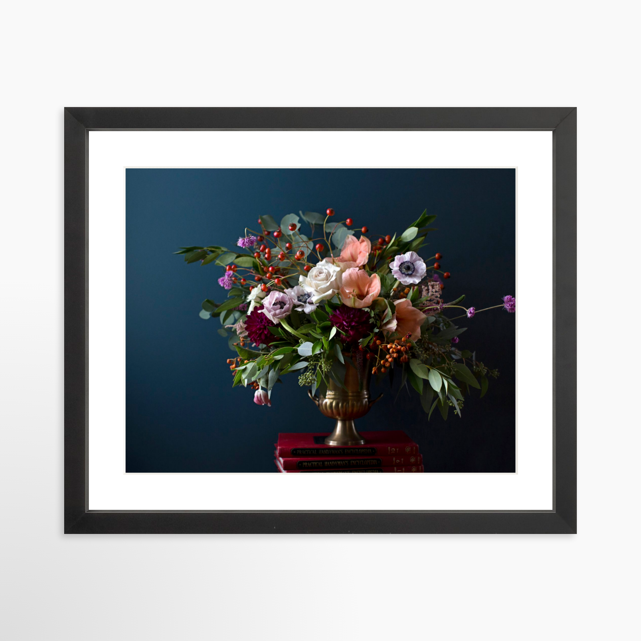 14x11 / Black Frame + White Mat