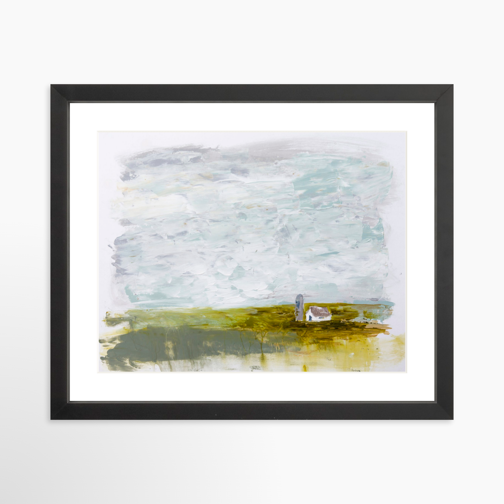 14x11 / Black Frame + White Mat