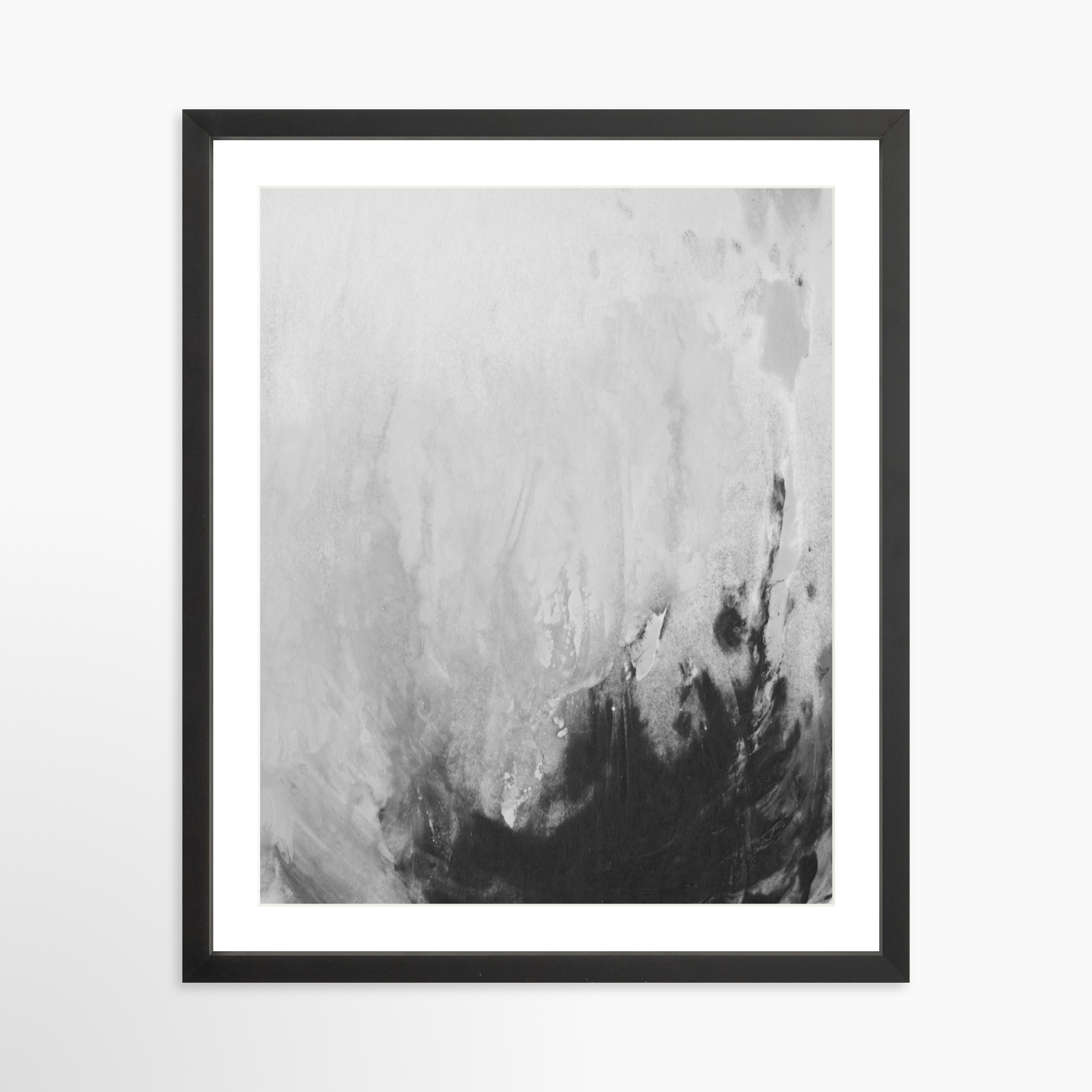 16x20 / Black Frame + White Mat