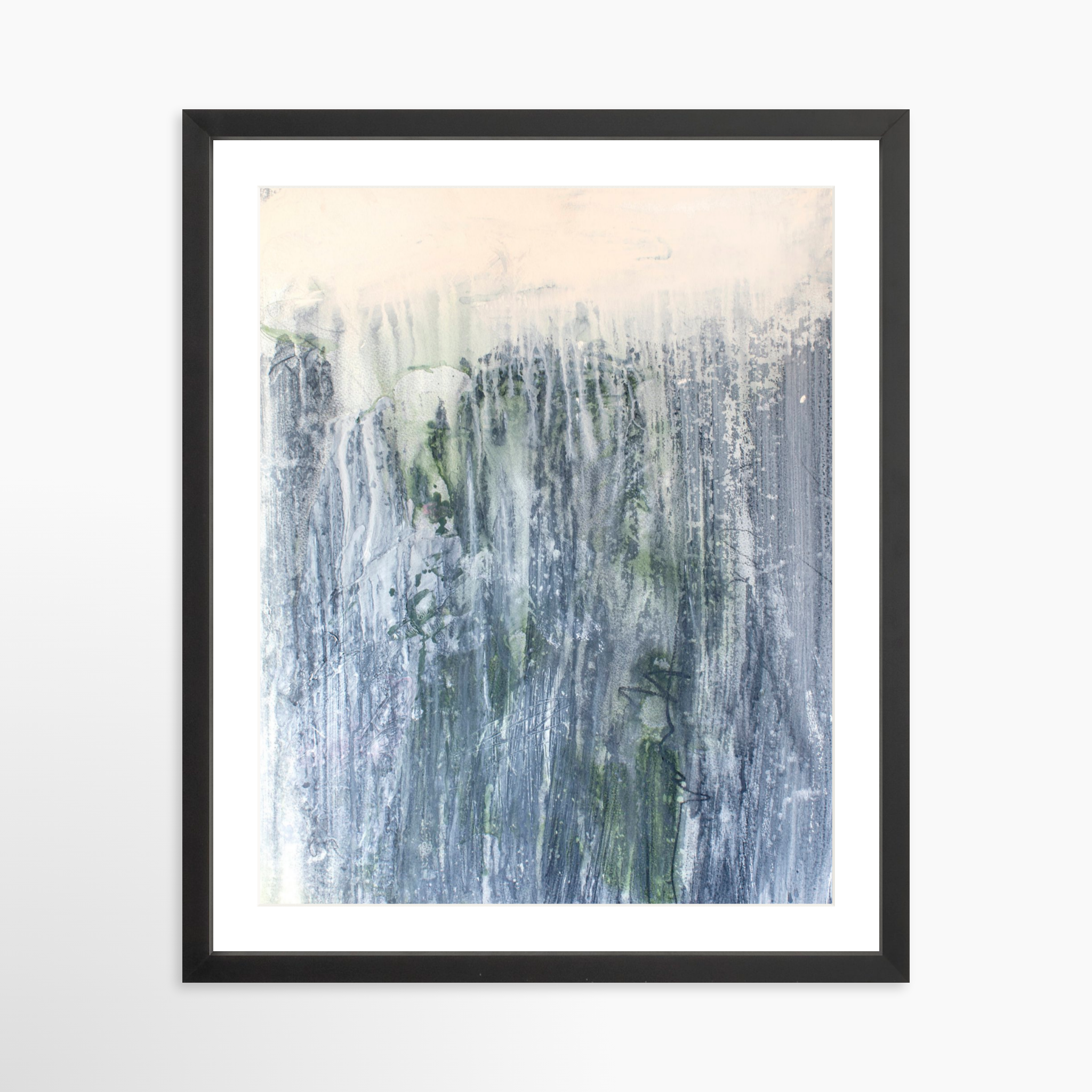 16x20 / Black Frame + White Mat