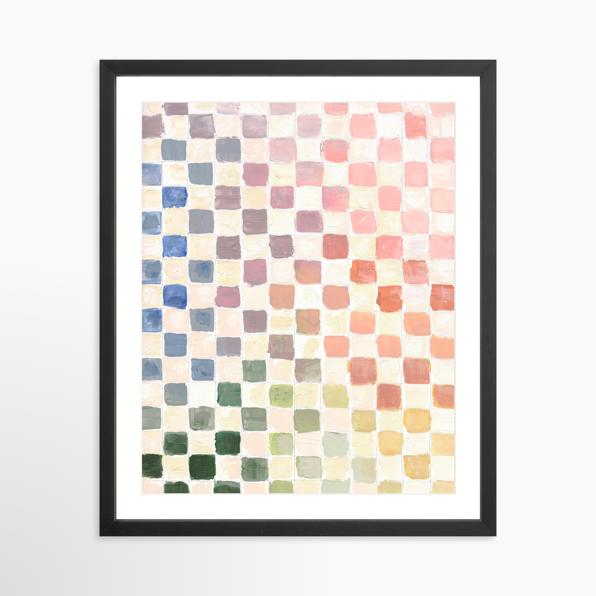 16x20 / Black Frame + White Mat