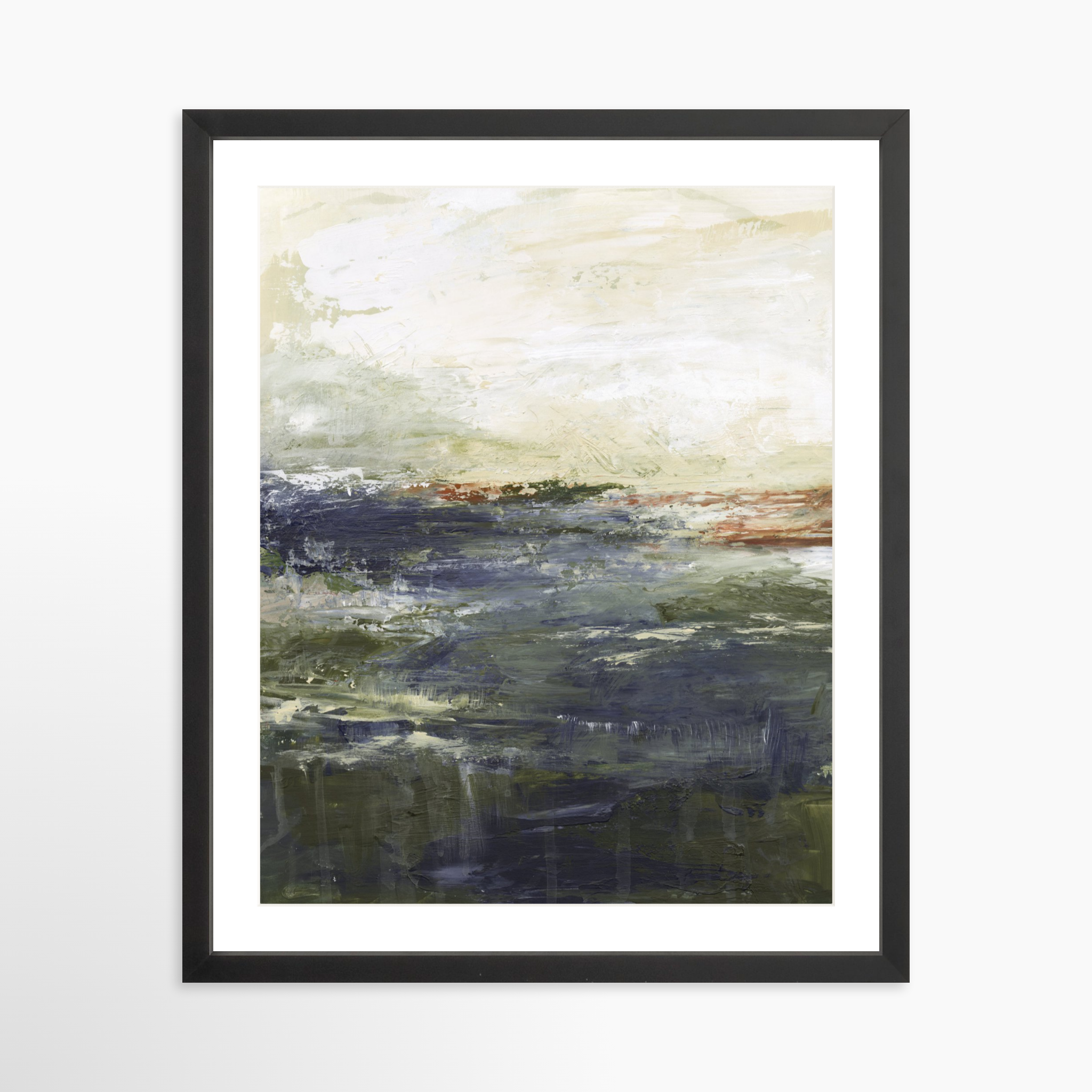 16x20 / Black Frame + White Mat