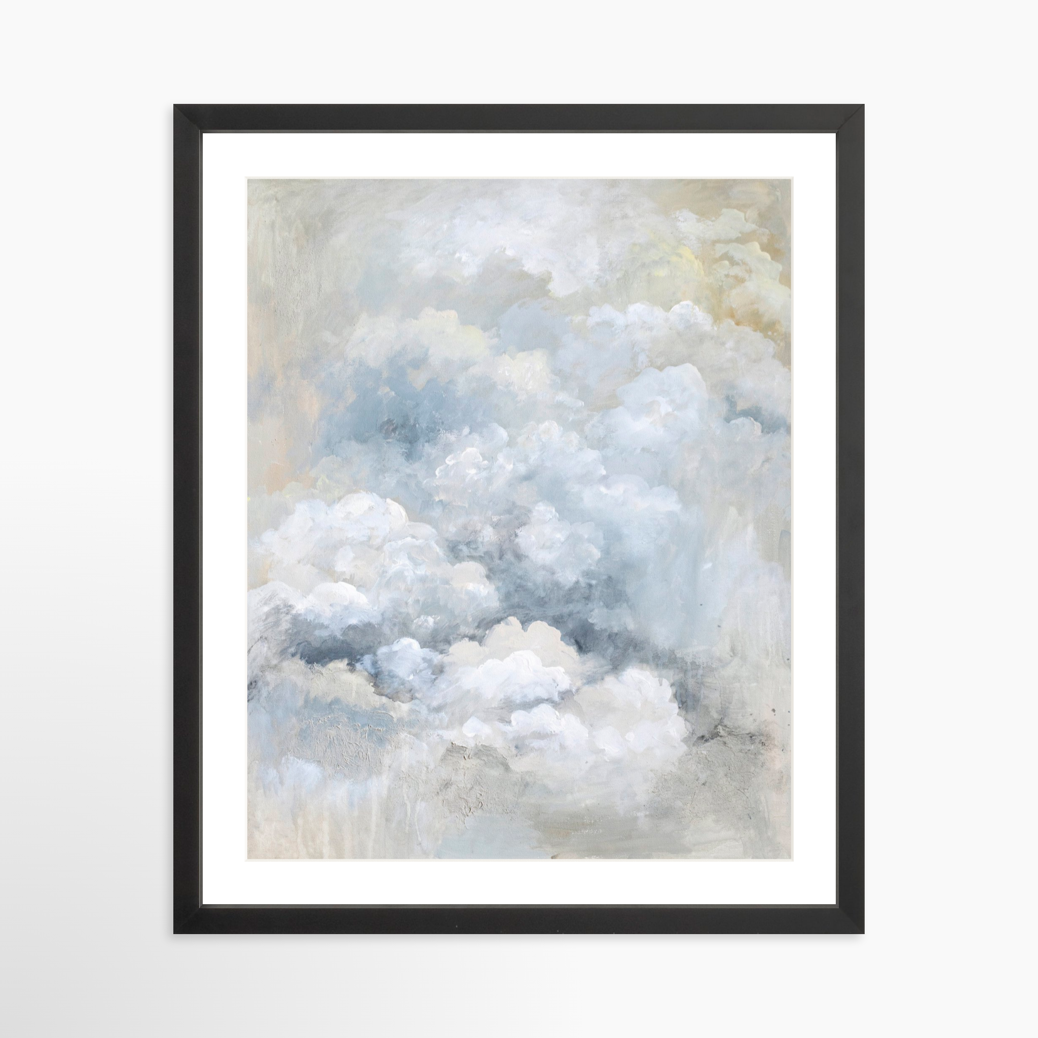 16x20 / Black Frame + White Mat