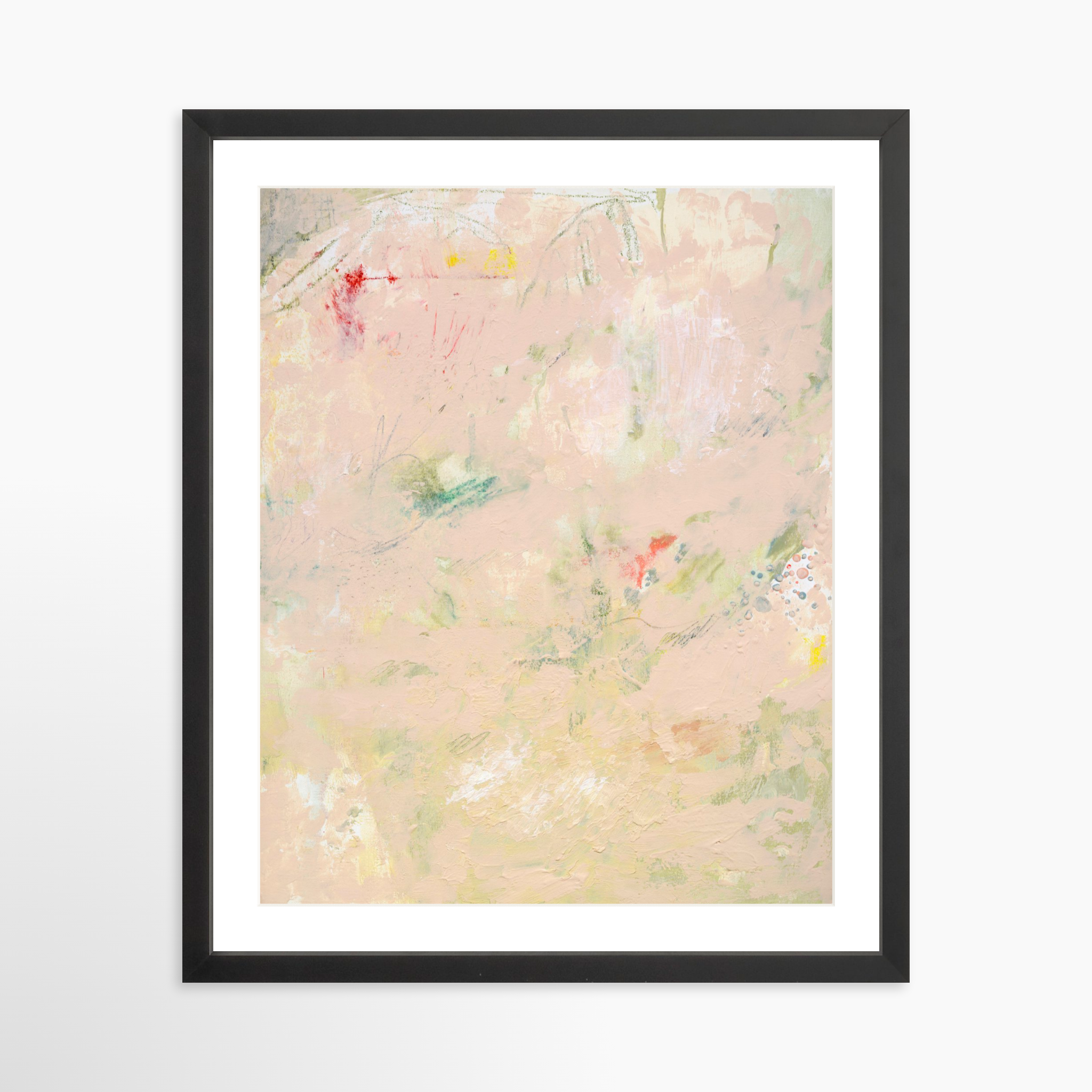 16x20 / Black Frame + White Mat