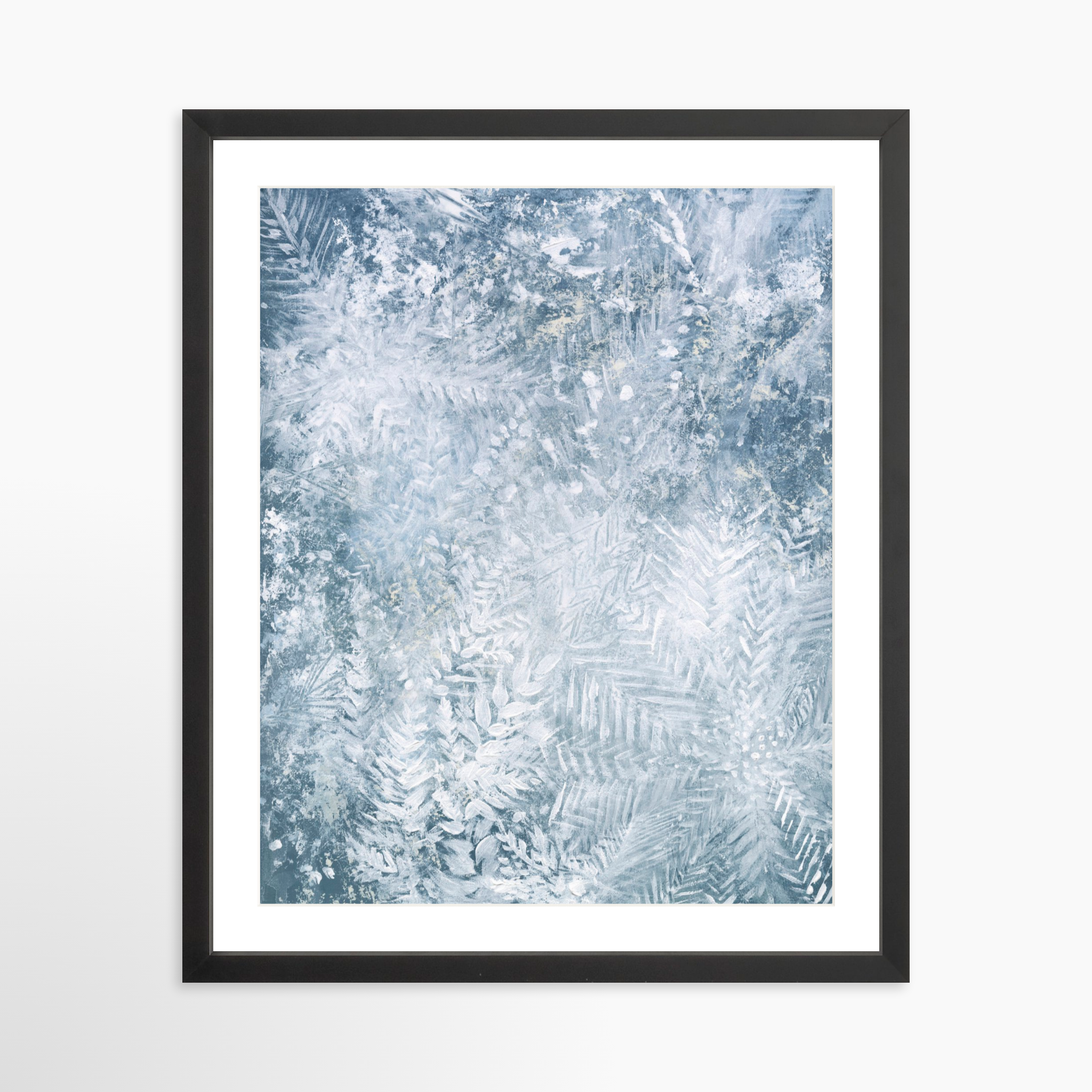 16x20 / Black Frame + White Mat