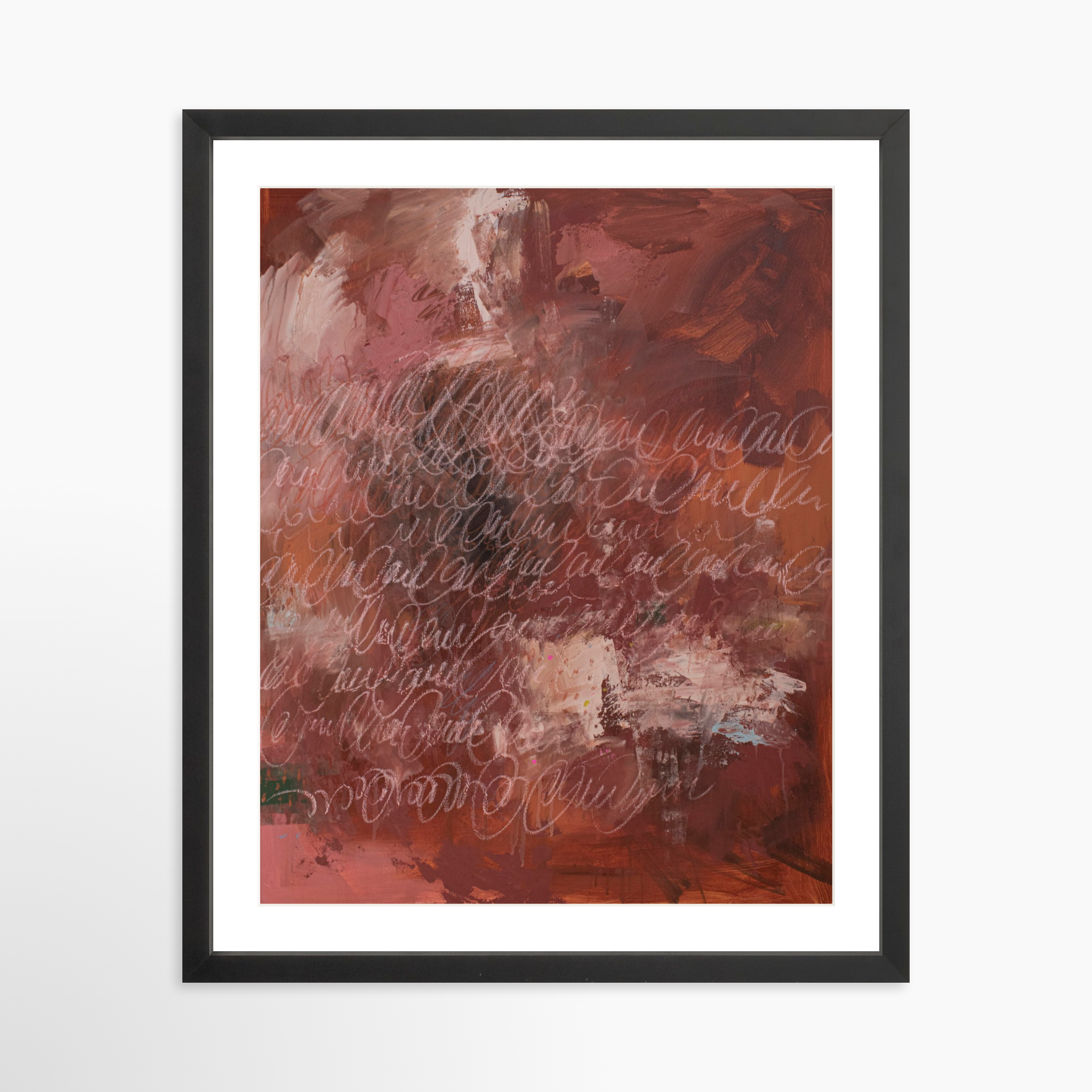 16x20 / Black Frame + White Mat