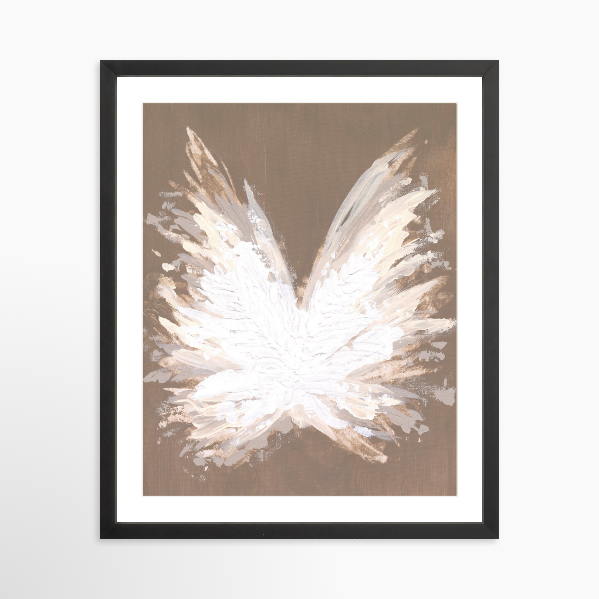 16x20 / Black Frame + White Mat