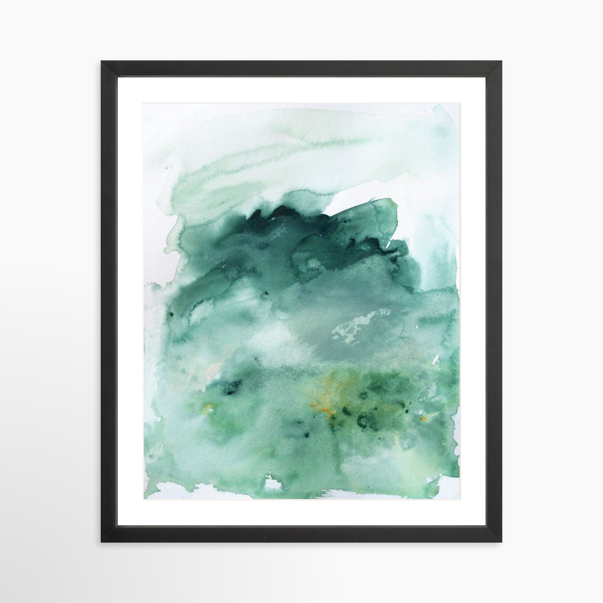 16x20 / Black Frame + White Mat