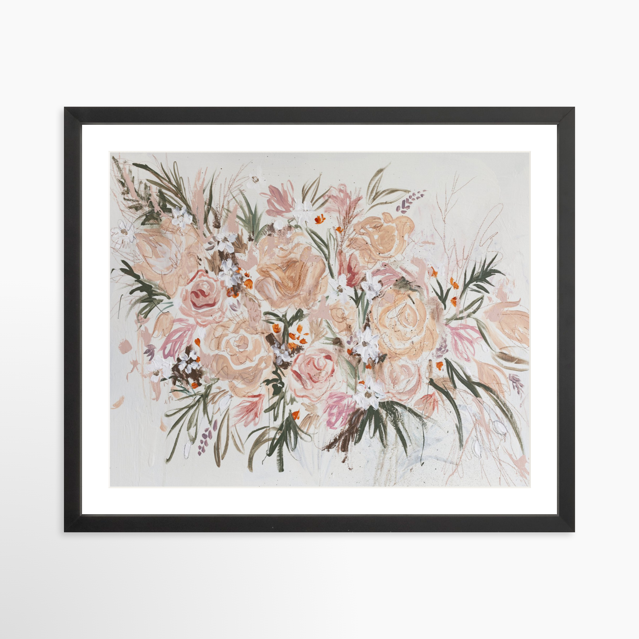 20x16 / Black Frame + White Mat