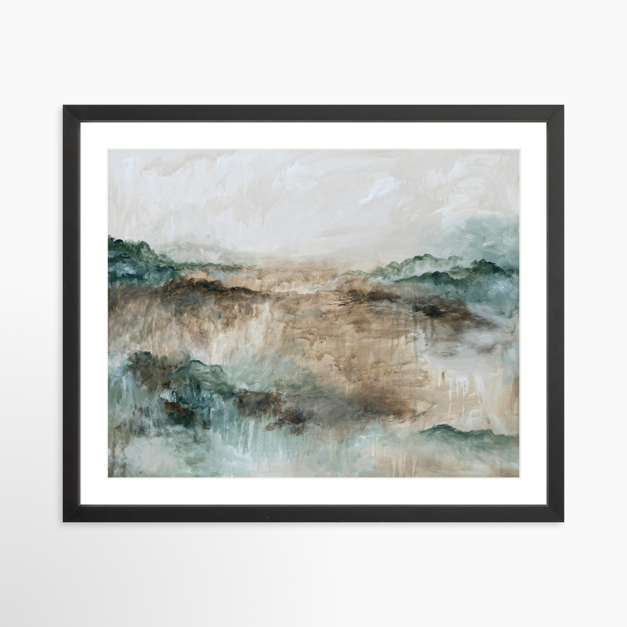 20x16 / Black Frame + White Mat