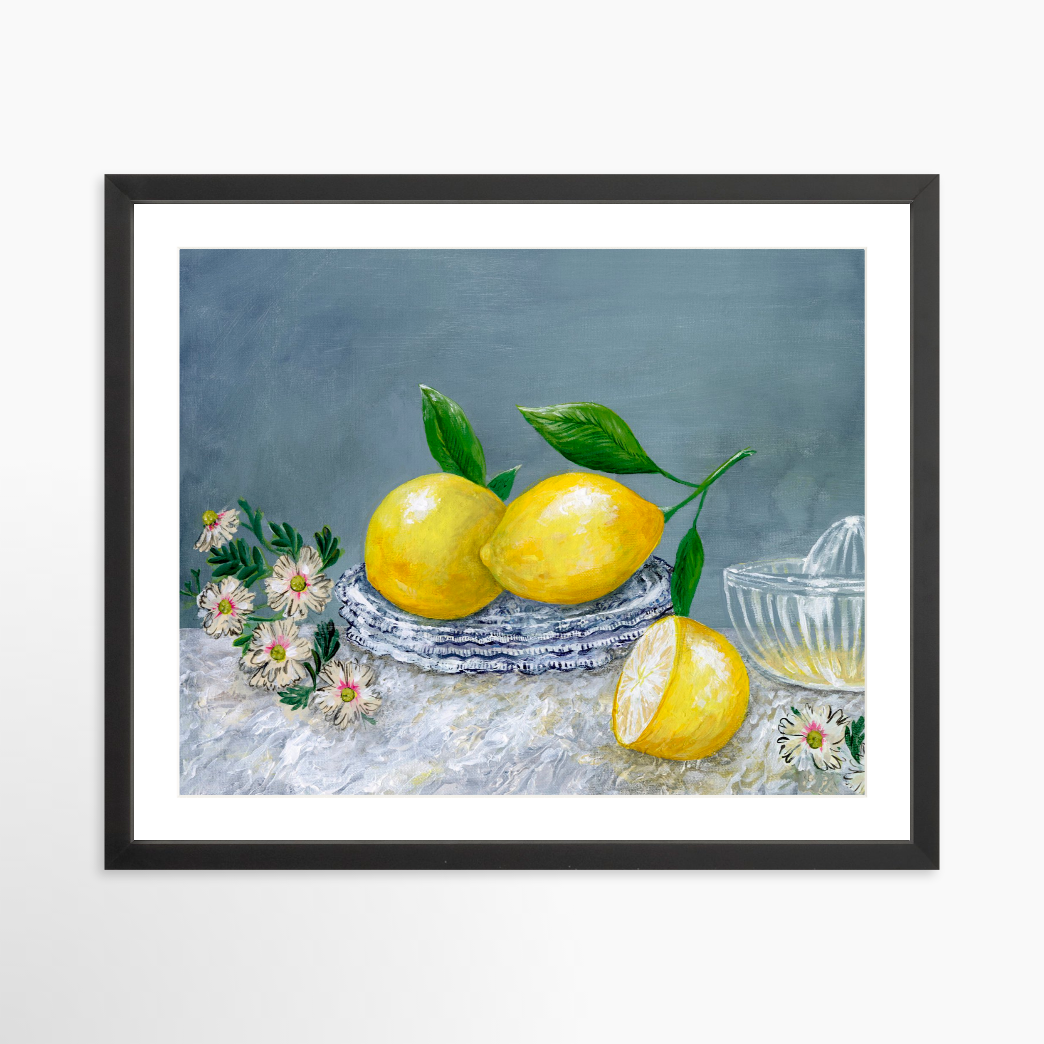 20x16 / Black Frame + White Mat