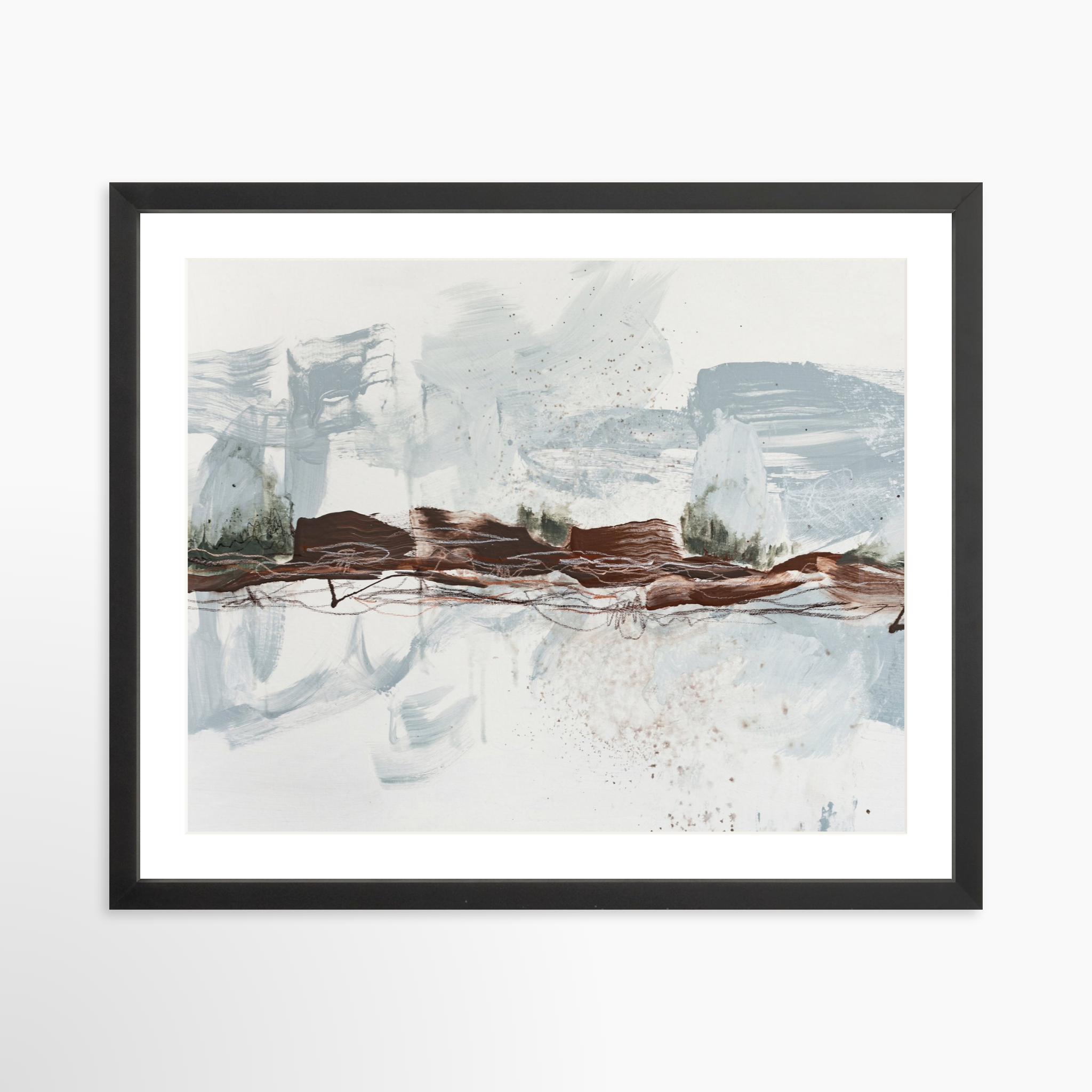 20x16 / Black Frame + White Mat