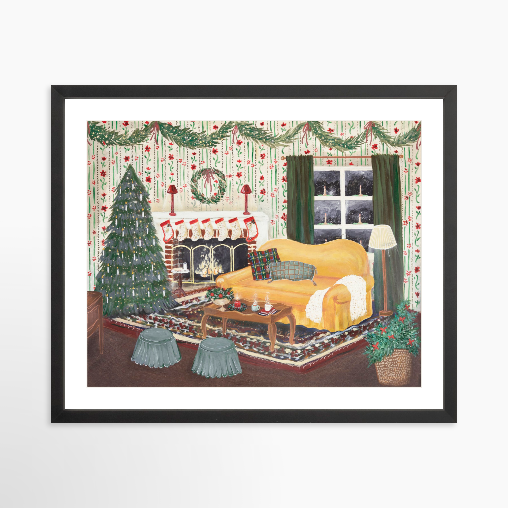 20x16 / Black Frame + White Mat