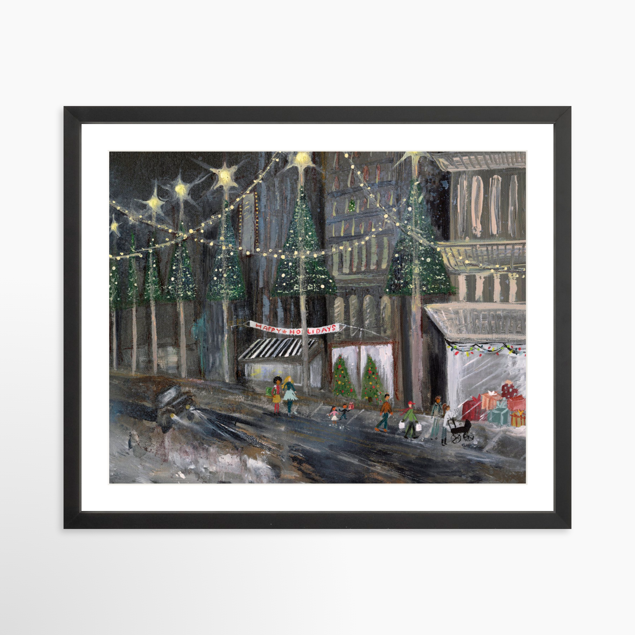 20x16 / Black Frame + White Mat