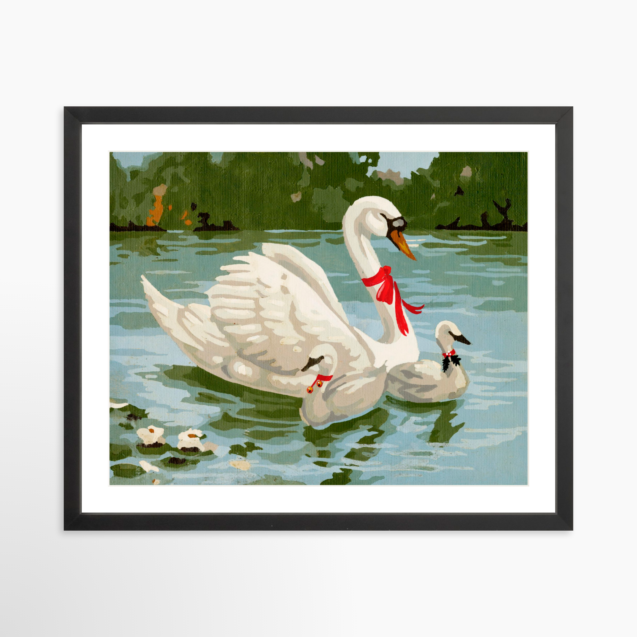 20x16 / Black Frame + White Mat