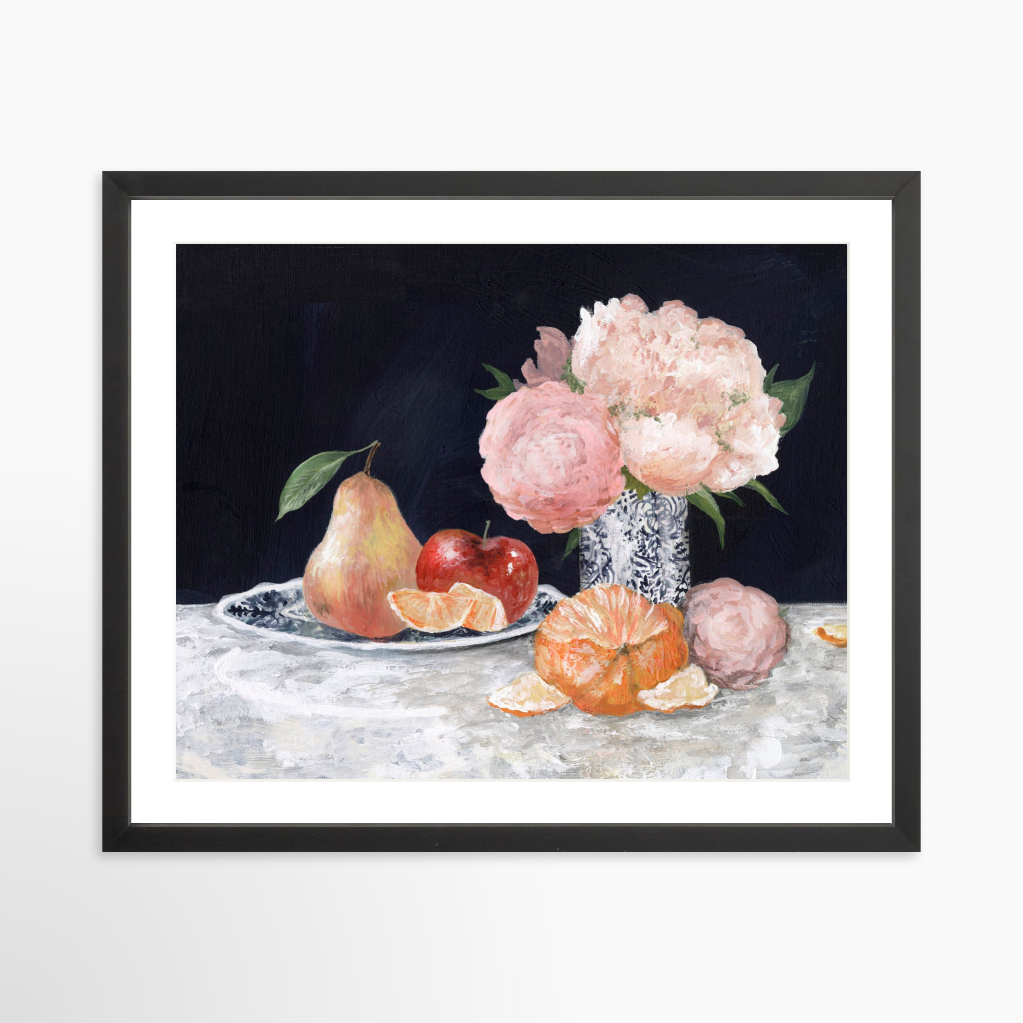 20x16 / Black Frame + White Mat