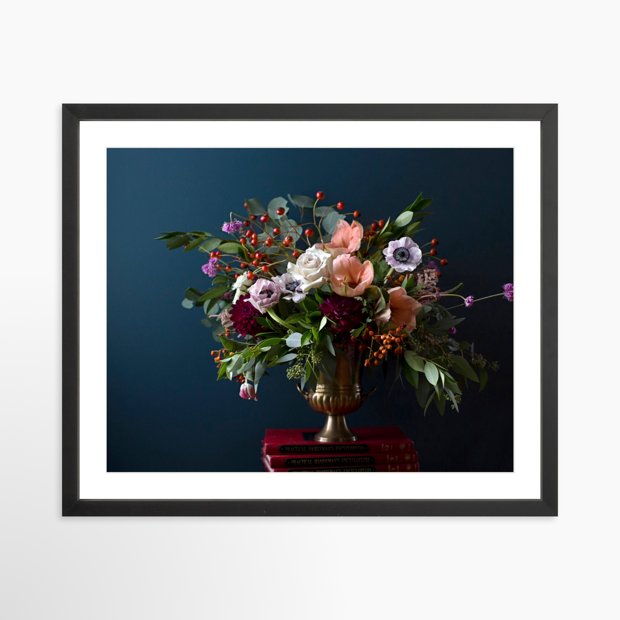 20x16 / Black Frame + White Mat